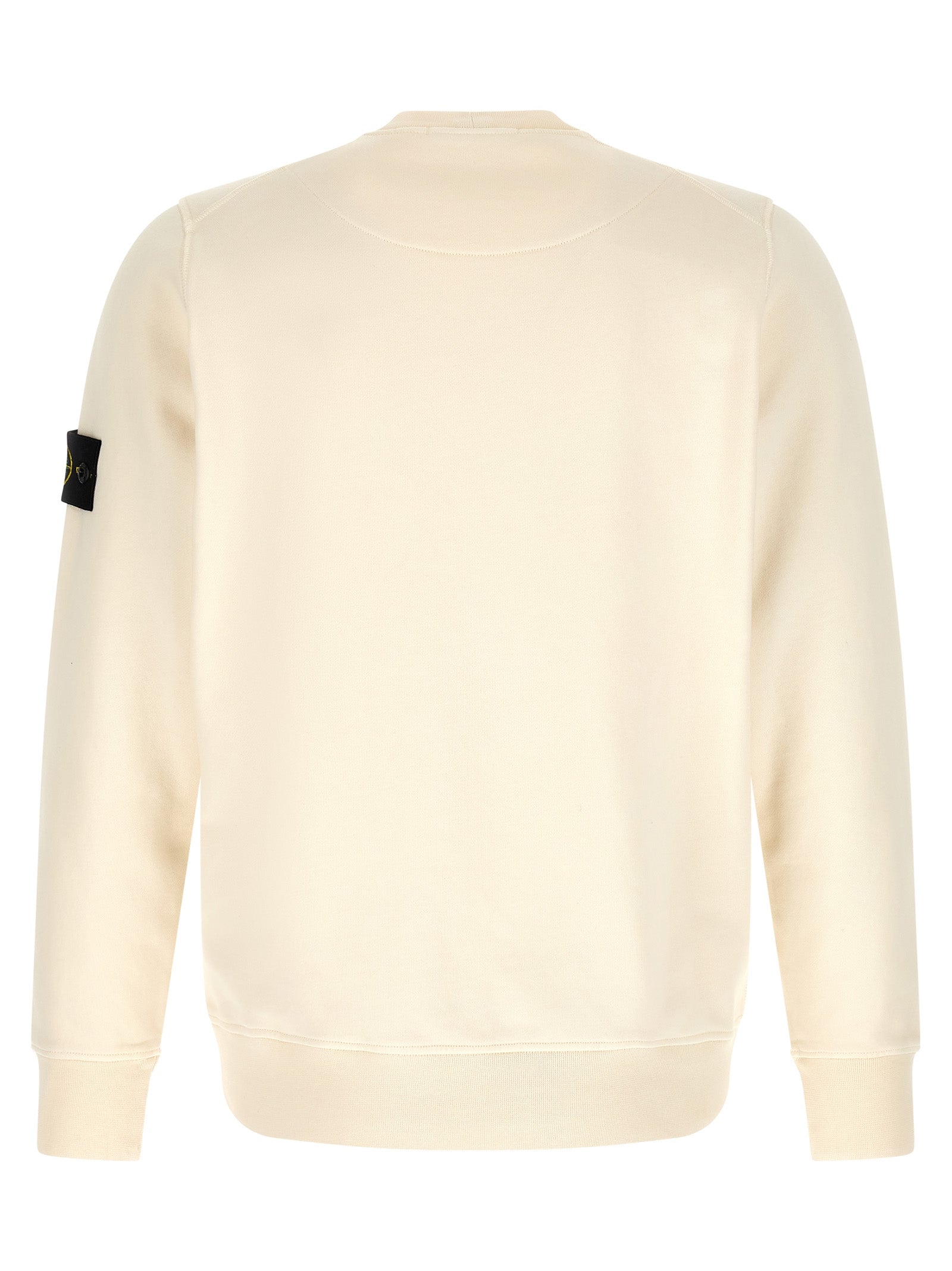 Stone Island Beige Cotton Sweatshirt Stone Island