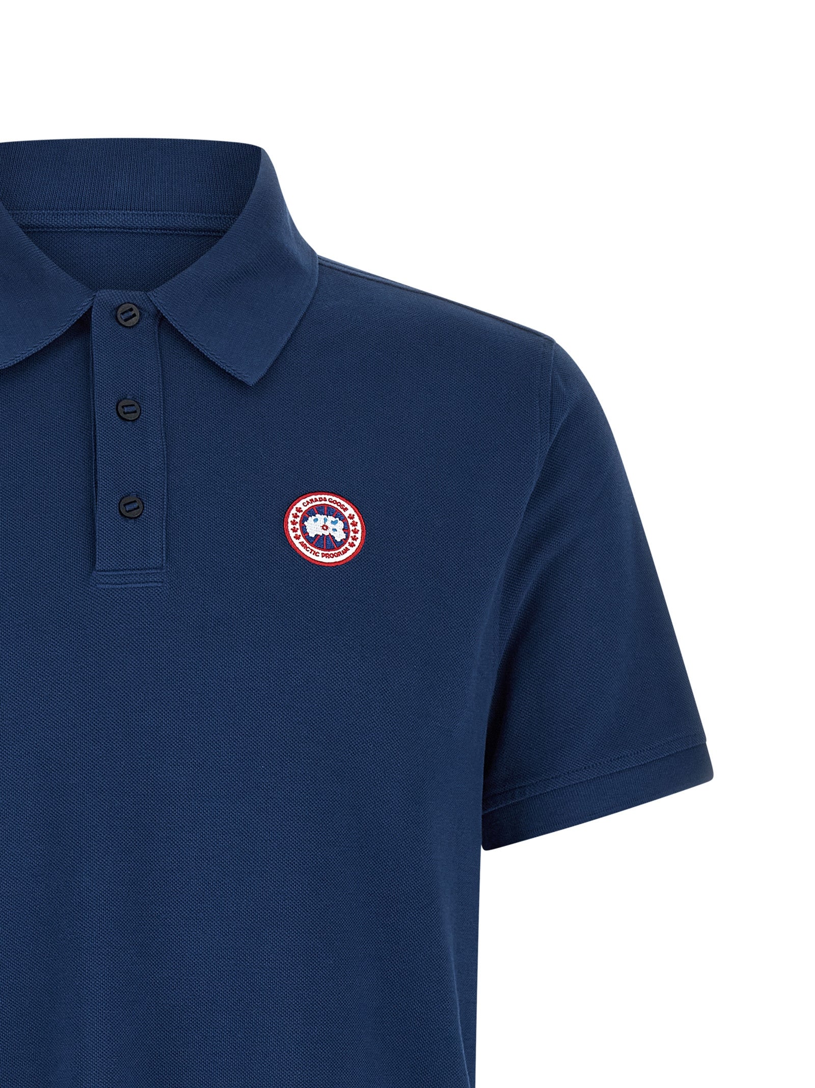 Canada Goose Blue Cotton Polo Shirt Canada Goose