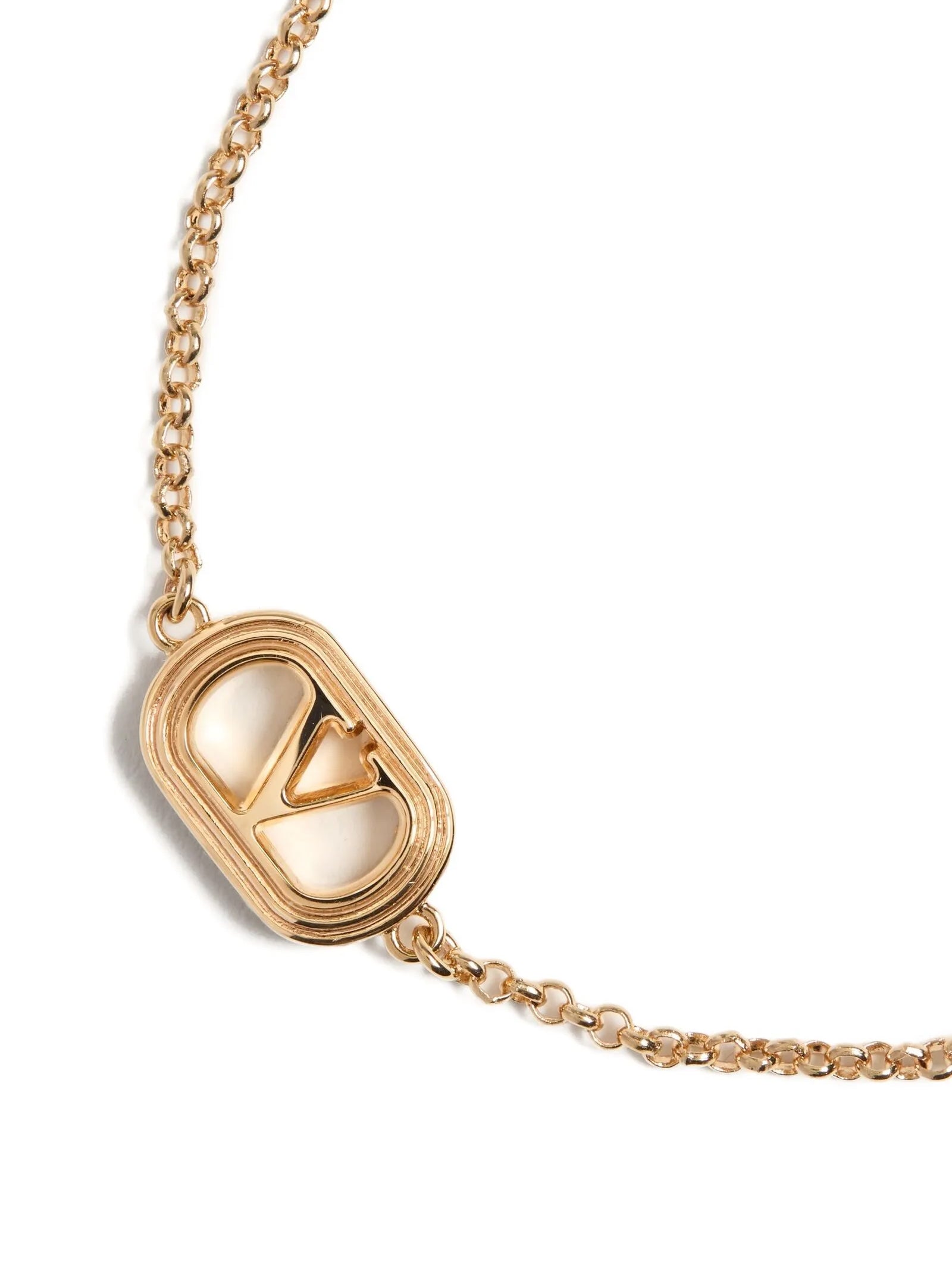 Valentino Garavani Gold Stainless Steel Bracelet Valentino Garavani