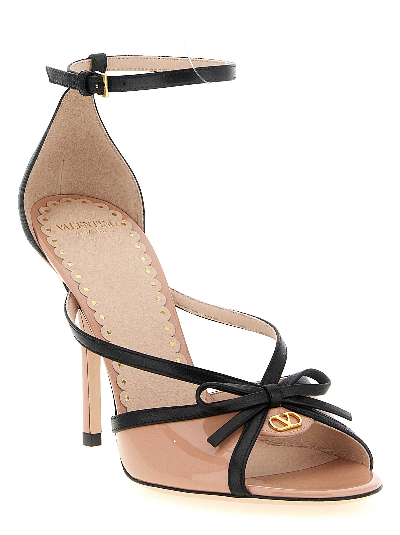 Valentino Garavani Multicolor Calfskin Stiletto Heel Sandals Valentino Garavani