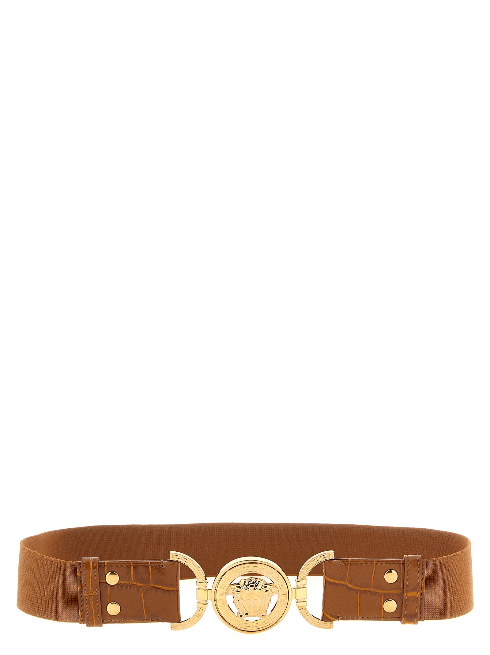 Versace Brown Calfskin Regular Belt Versace