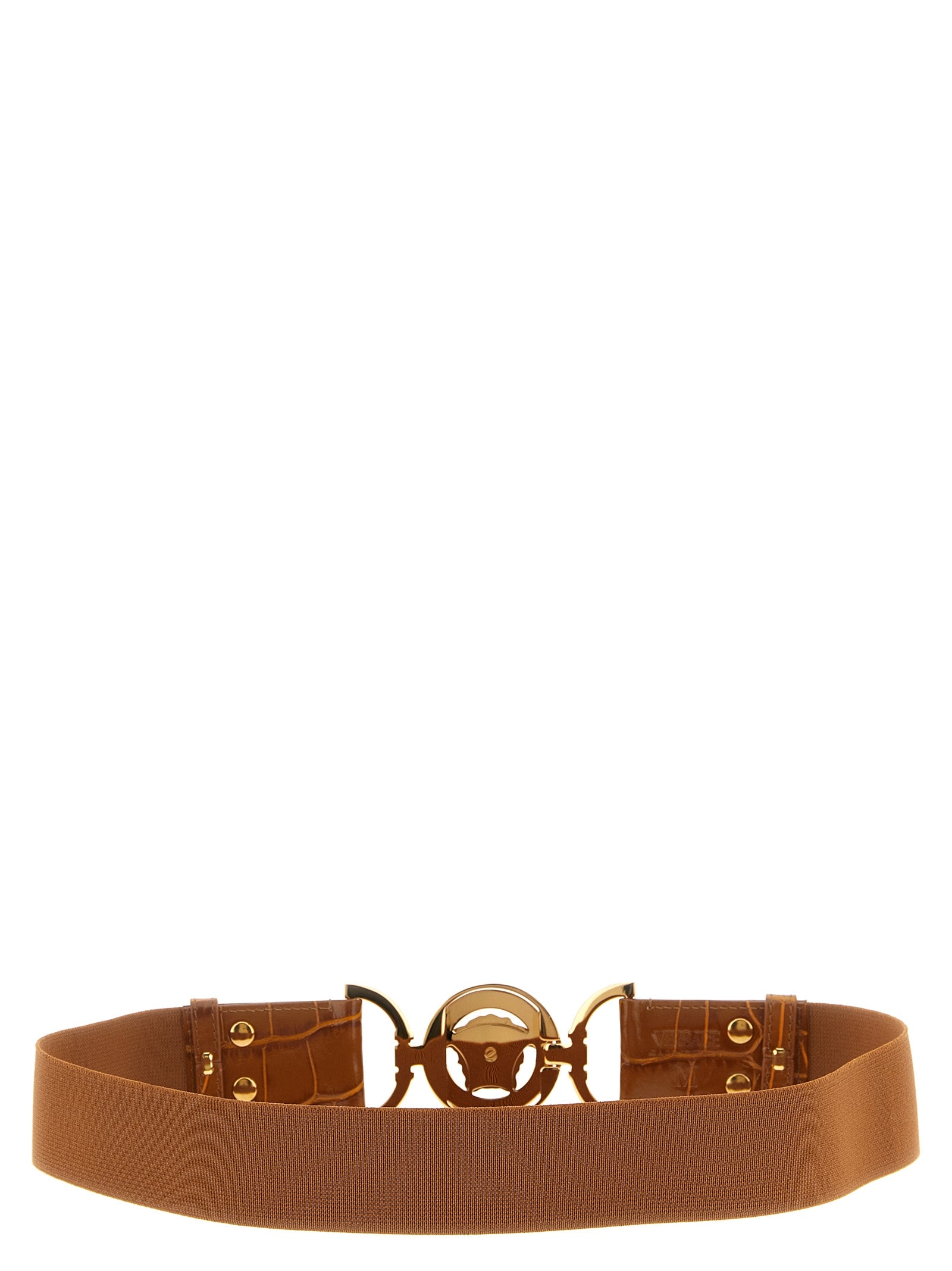 Versace Brown Calfskin Regular Belt Versace