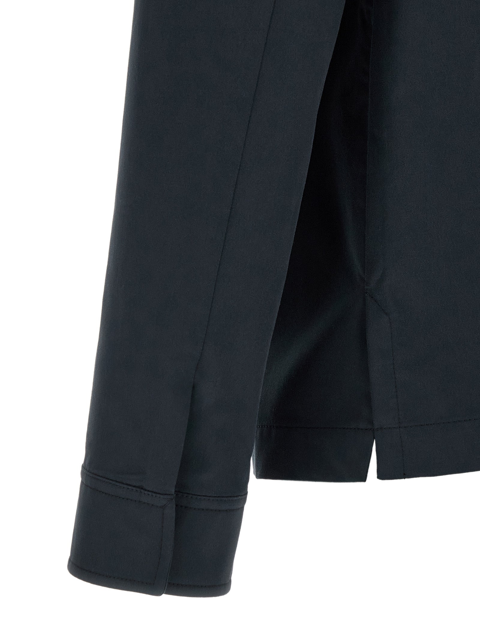 Tom Ford Blue Cotton Blouse Tom Ford