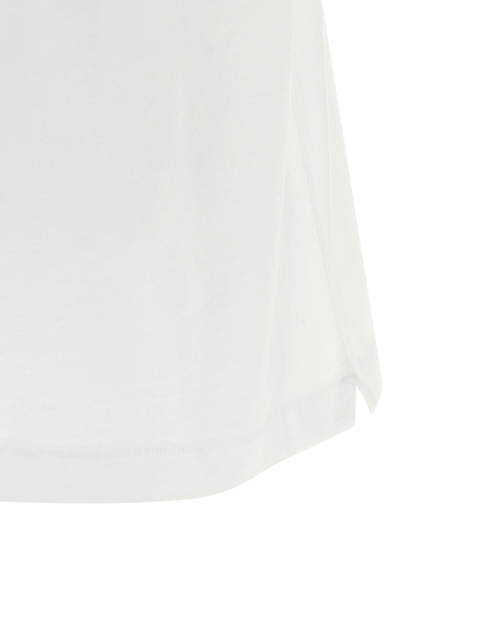 Off-White White Cotton T-Shirt Off-White