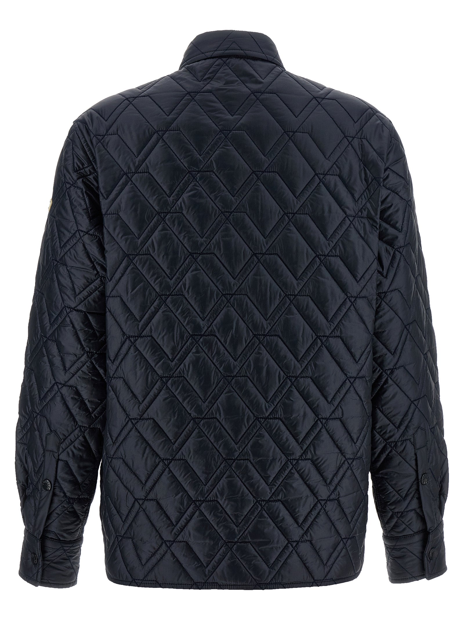Moncler Blue Polyamide Shell Jacket Moncler