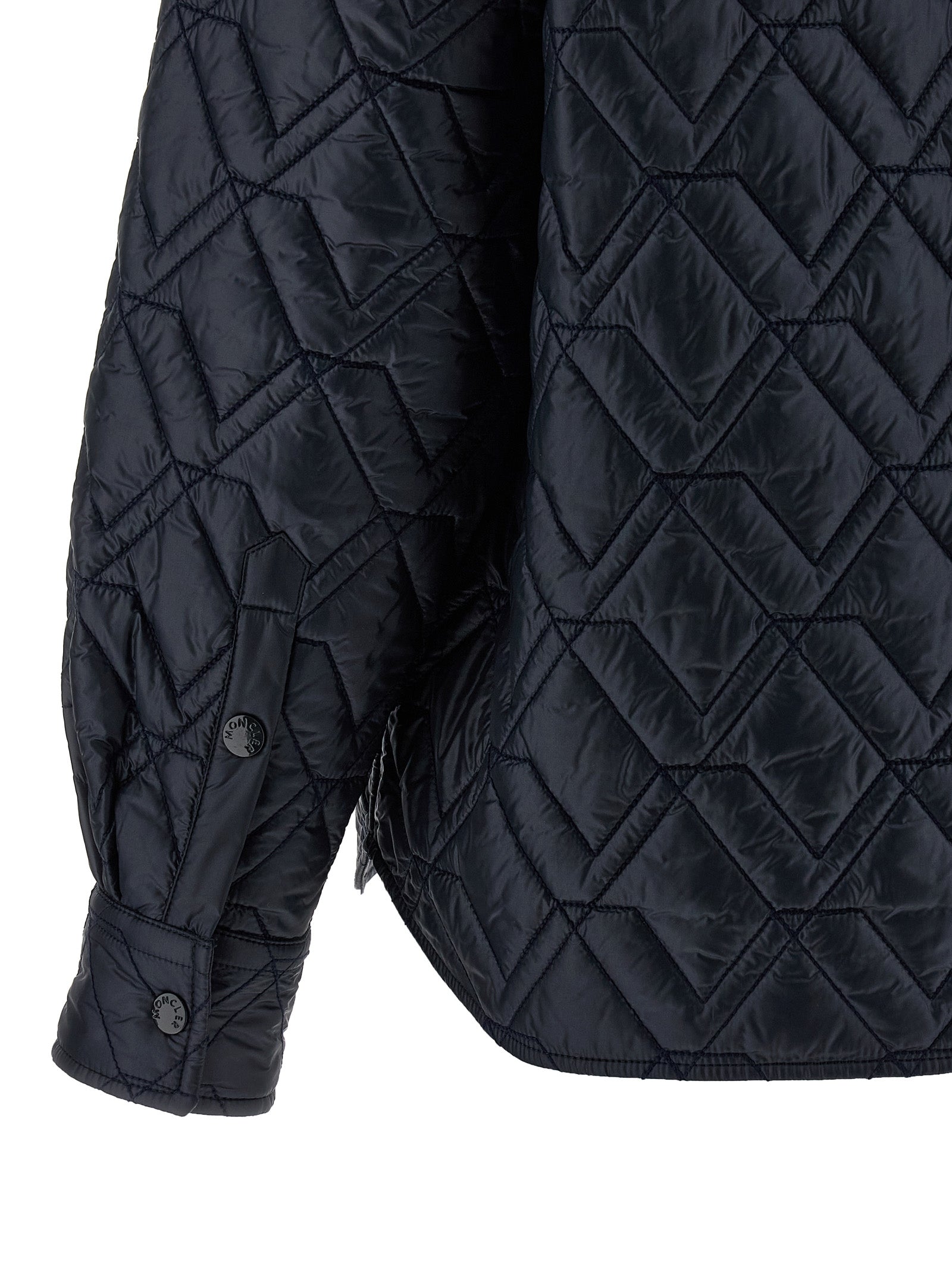 Moncler Blue Polyamide Shell Jacket Moncler
