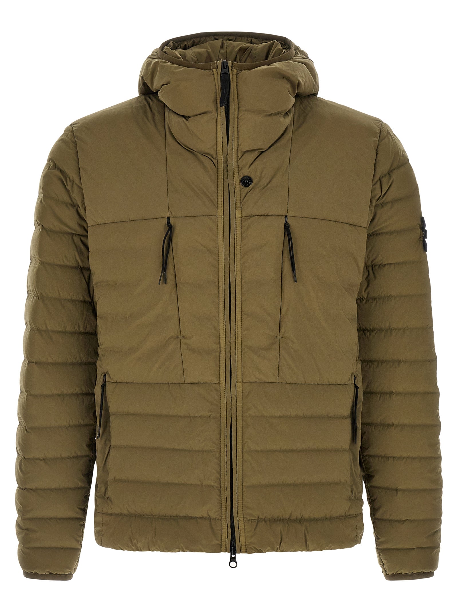 Stone Island Bicolor Polyamide Full-Length Jacket Stone Island