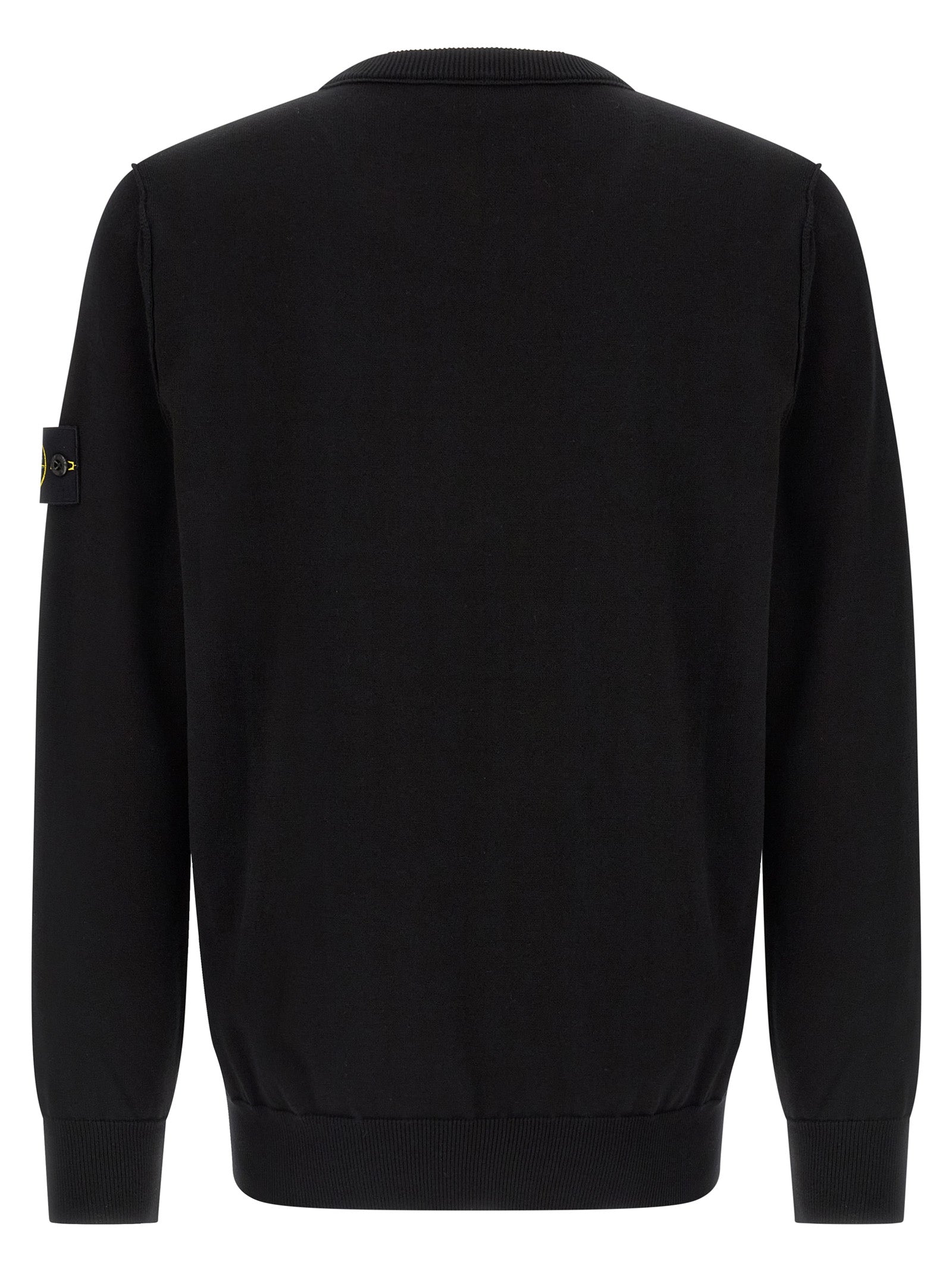 Stone Island Black Cotton Cardigan Stone Island