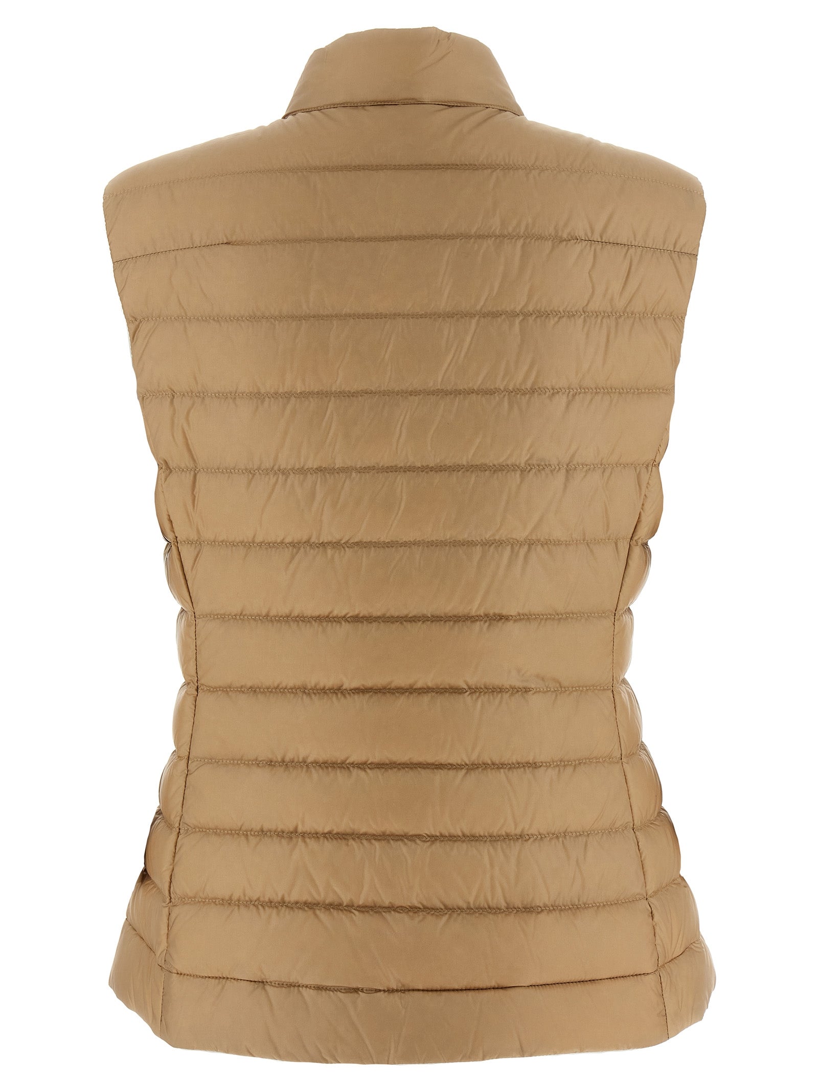 Moncler Beige Polyamide Sleeveless Jacket Moncler