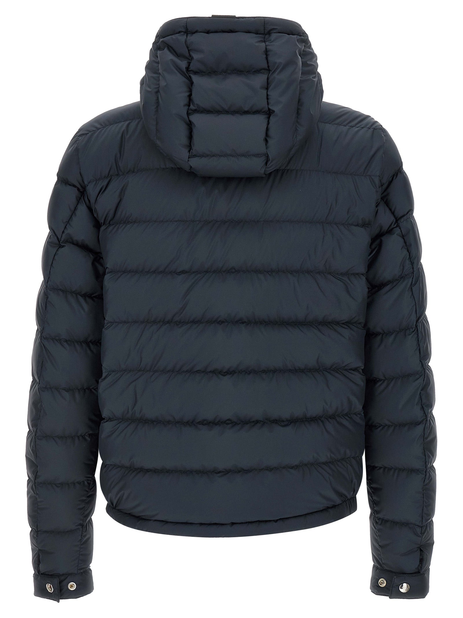 Moncler Blue Polyester Full-Length Jacket Moncler