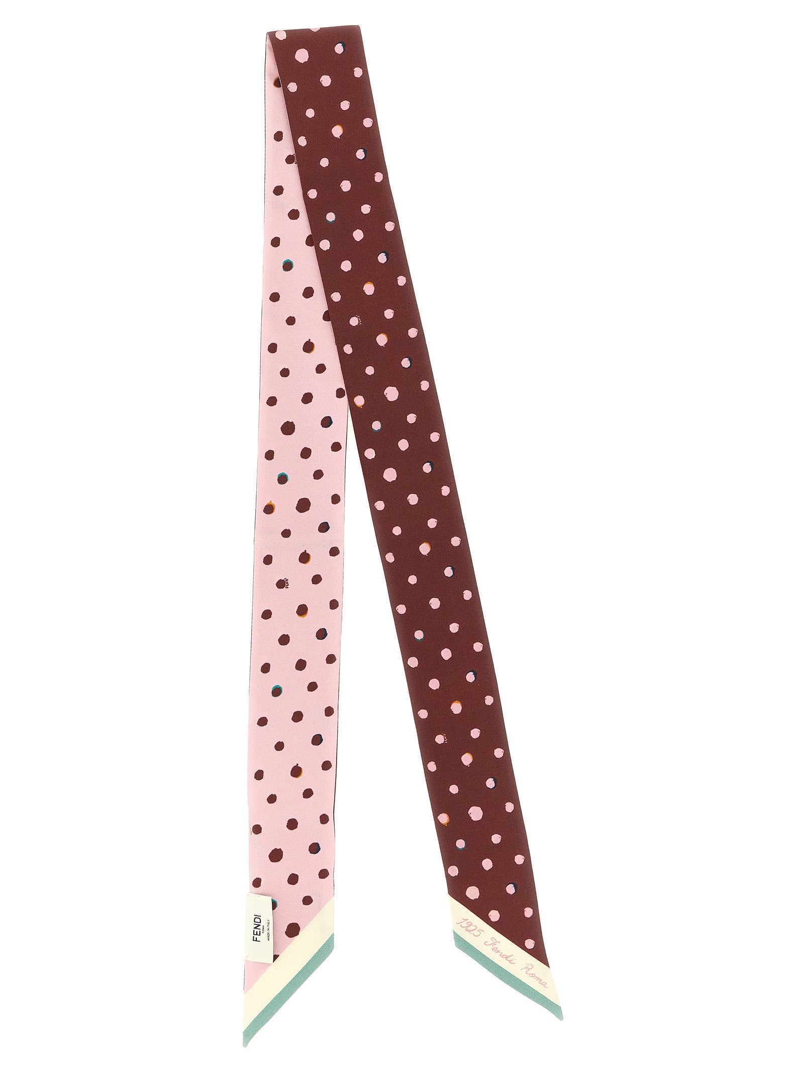 Fendi Multicolor Silk Foulard Fendi