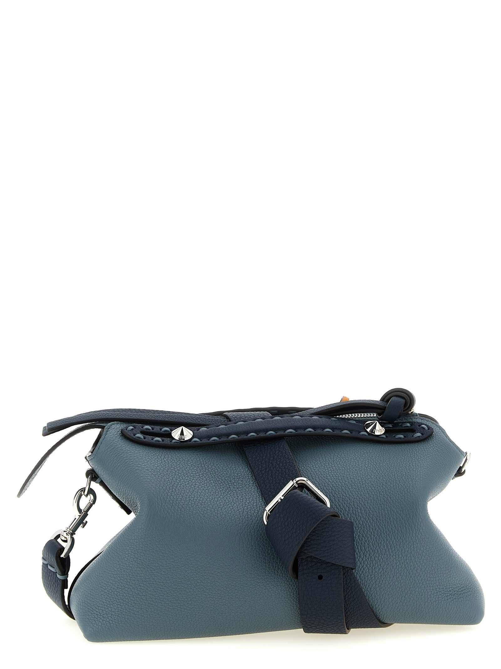 Fendi Blue Calfskin Handbag Fendi