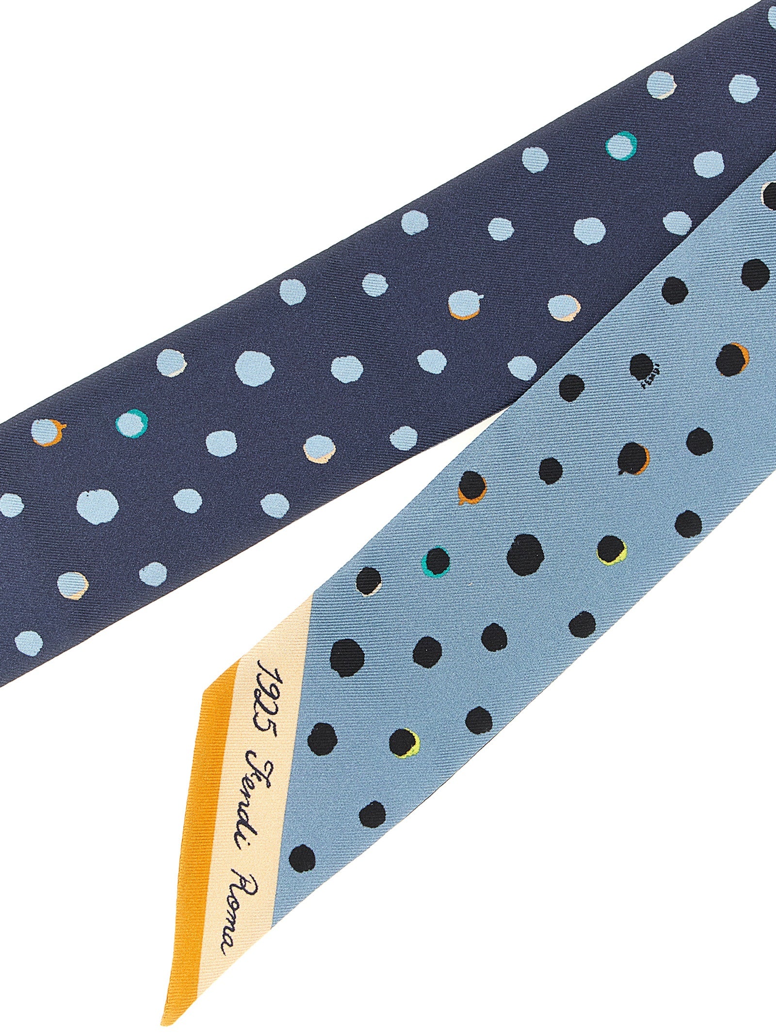 Fendi Multicolor Silk Foulard Fendi