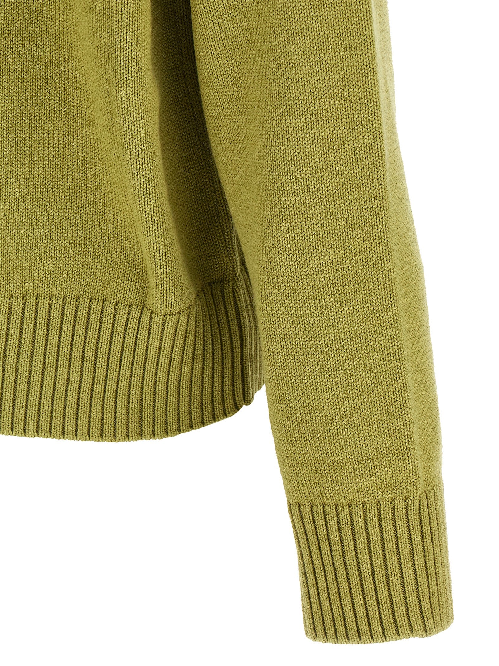 Ami Paris Bicolor Wool Cardigan Ami Paris