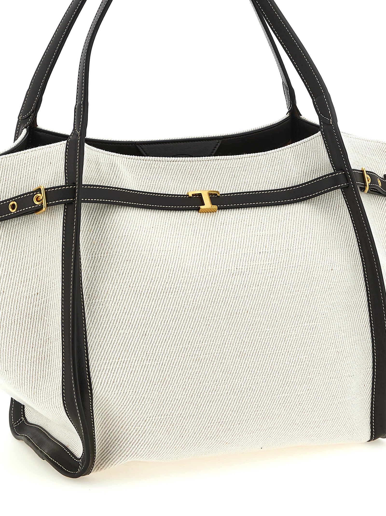 Tod's Multicolor Linen Tote Bag Tod's