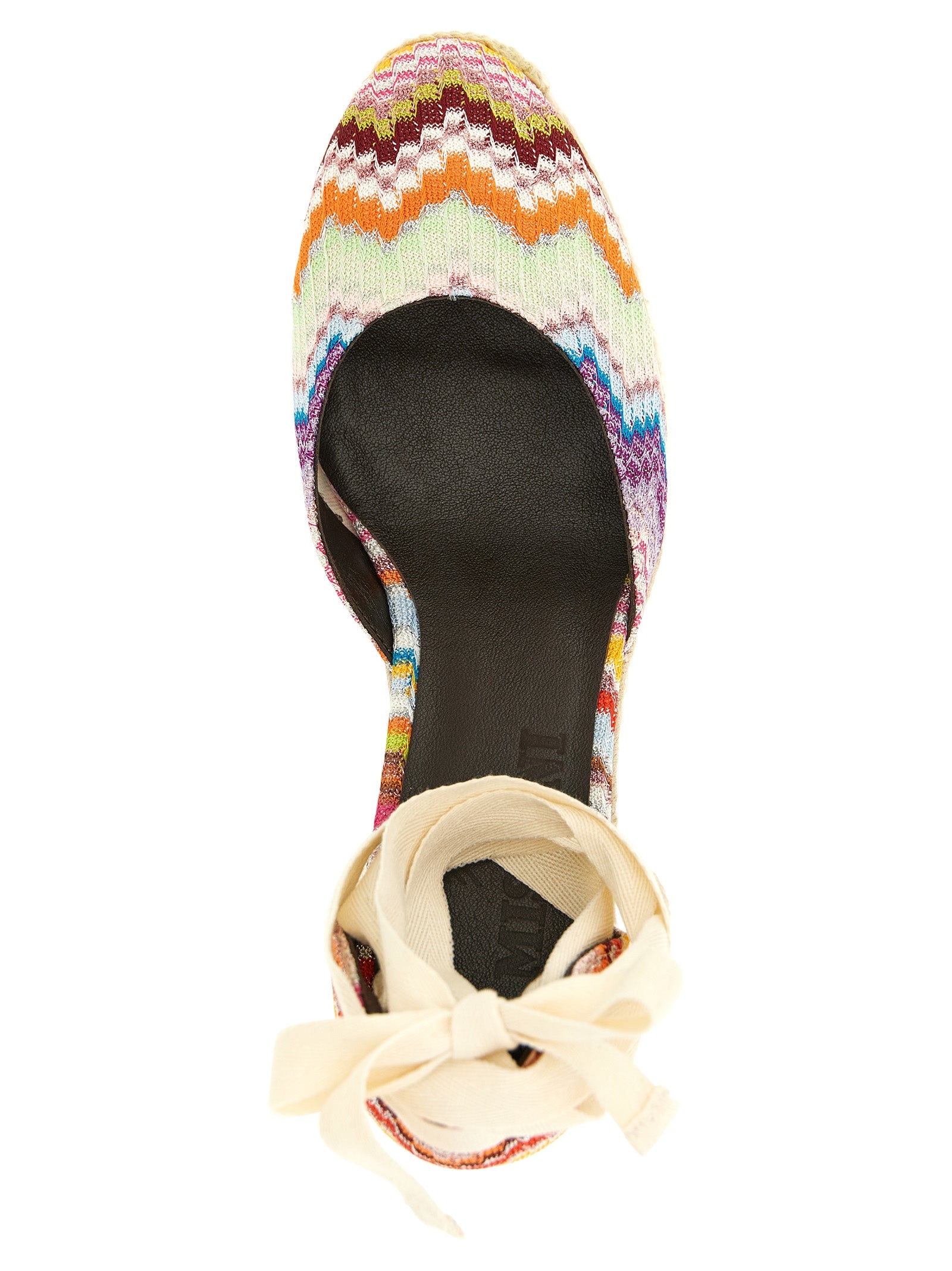 Missoni Multicolor Cowhide Wedge Sandals Missoni
