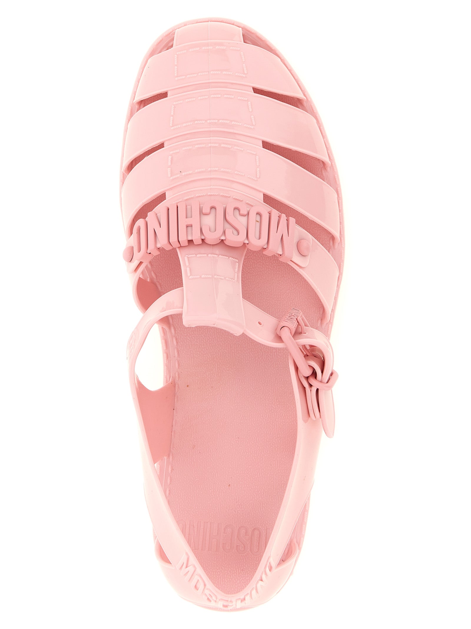 Moschino Multicolor Pvc Flat Sandals Moschino