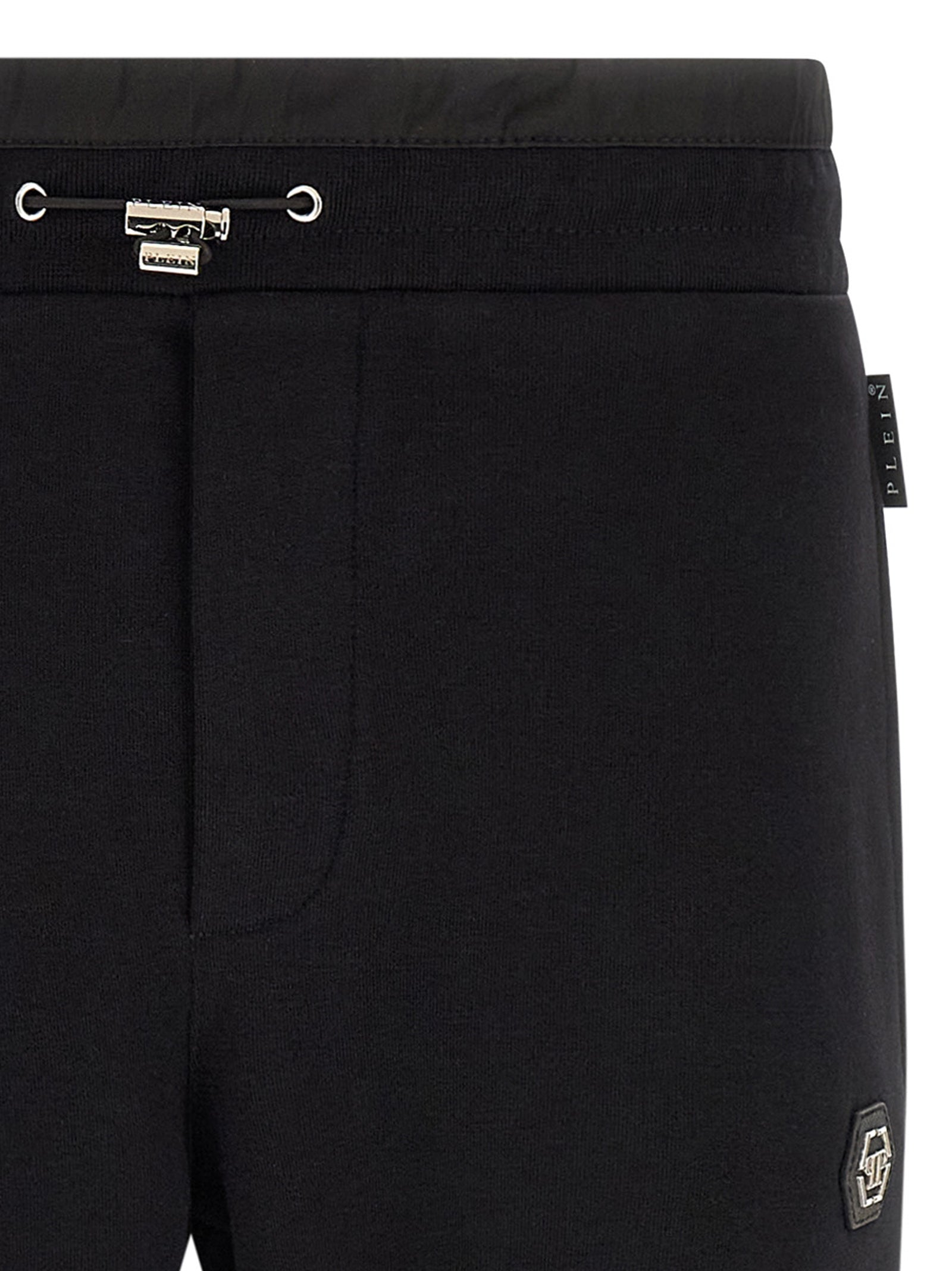 Philipp Plein Black Cotton Joggers (Workout Pants) Philipp Plein