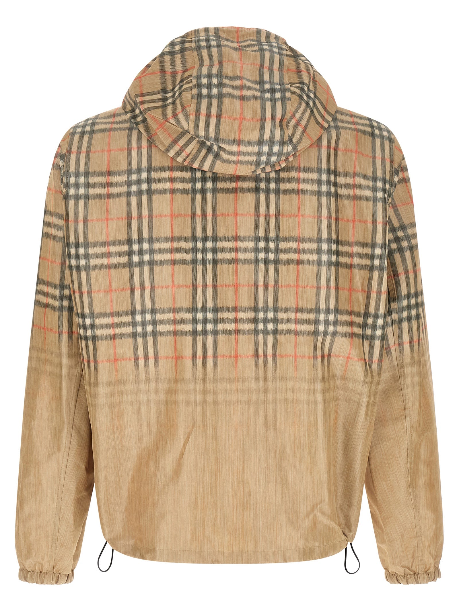 Burberry Beige Viscose Shell Jacket Burberry