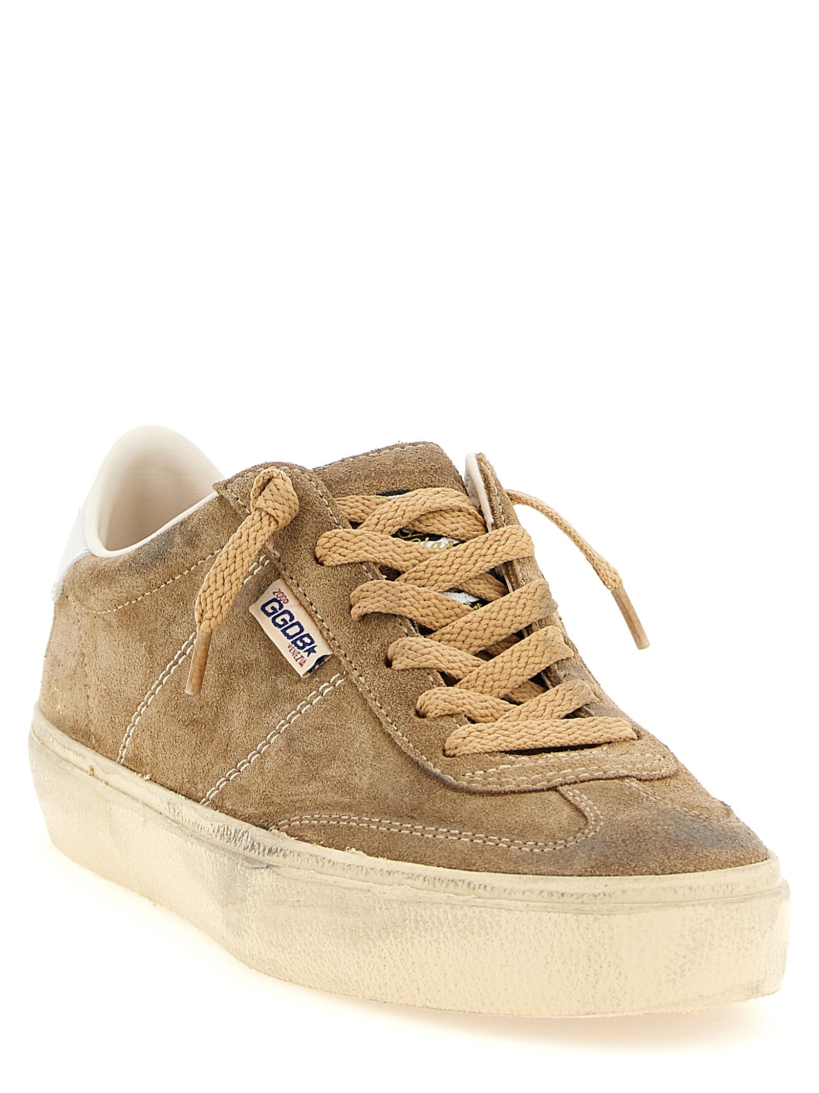 Golden Goose Brown Cowhide Low Top Sneakers Golden Goose