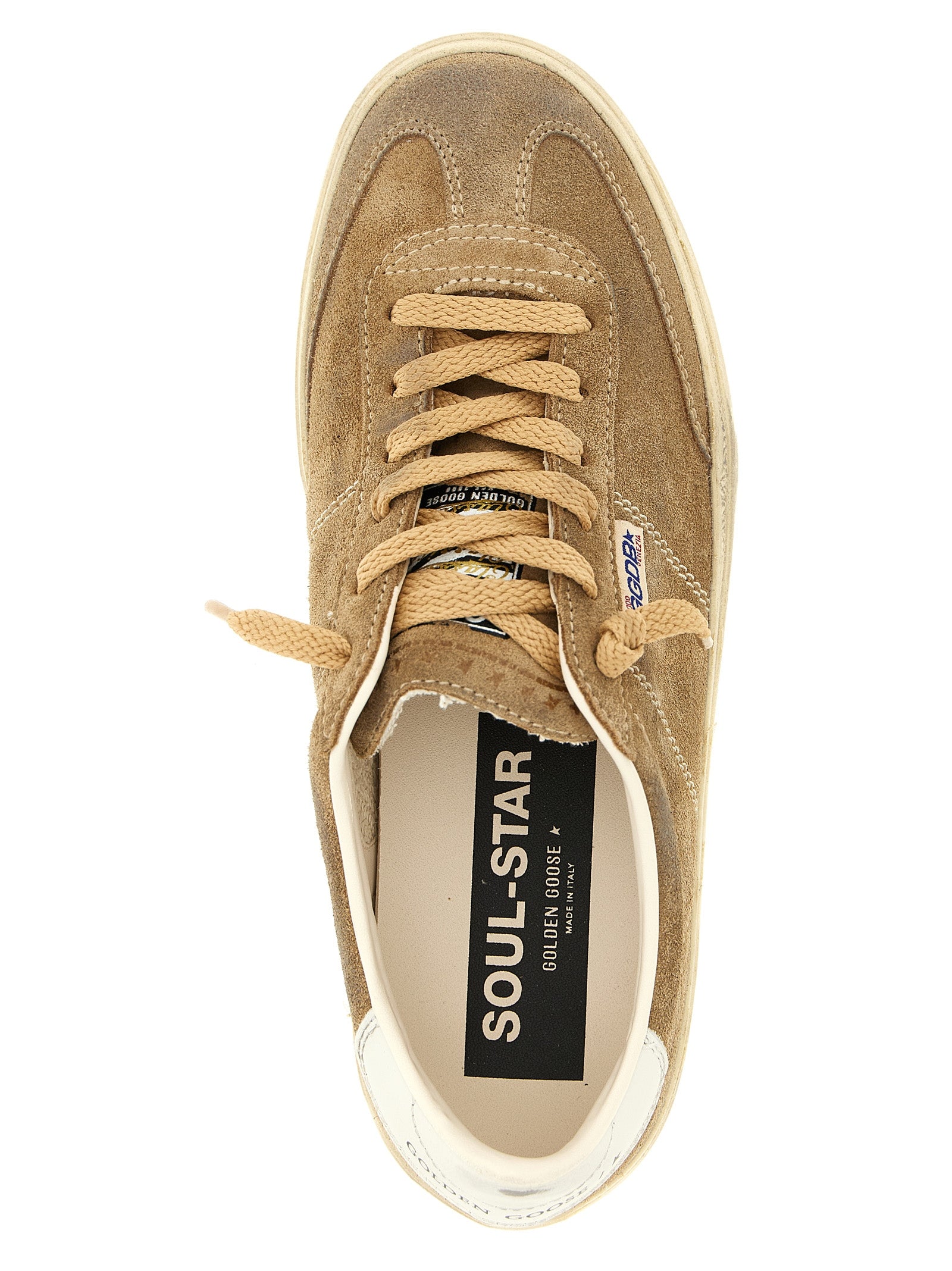 Golden Goose Brown Cowhide Low Top Sneakers Golden Goose