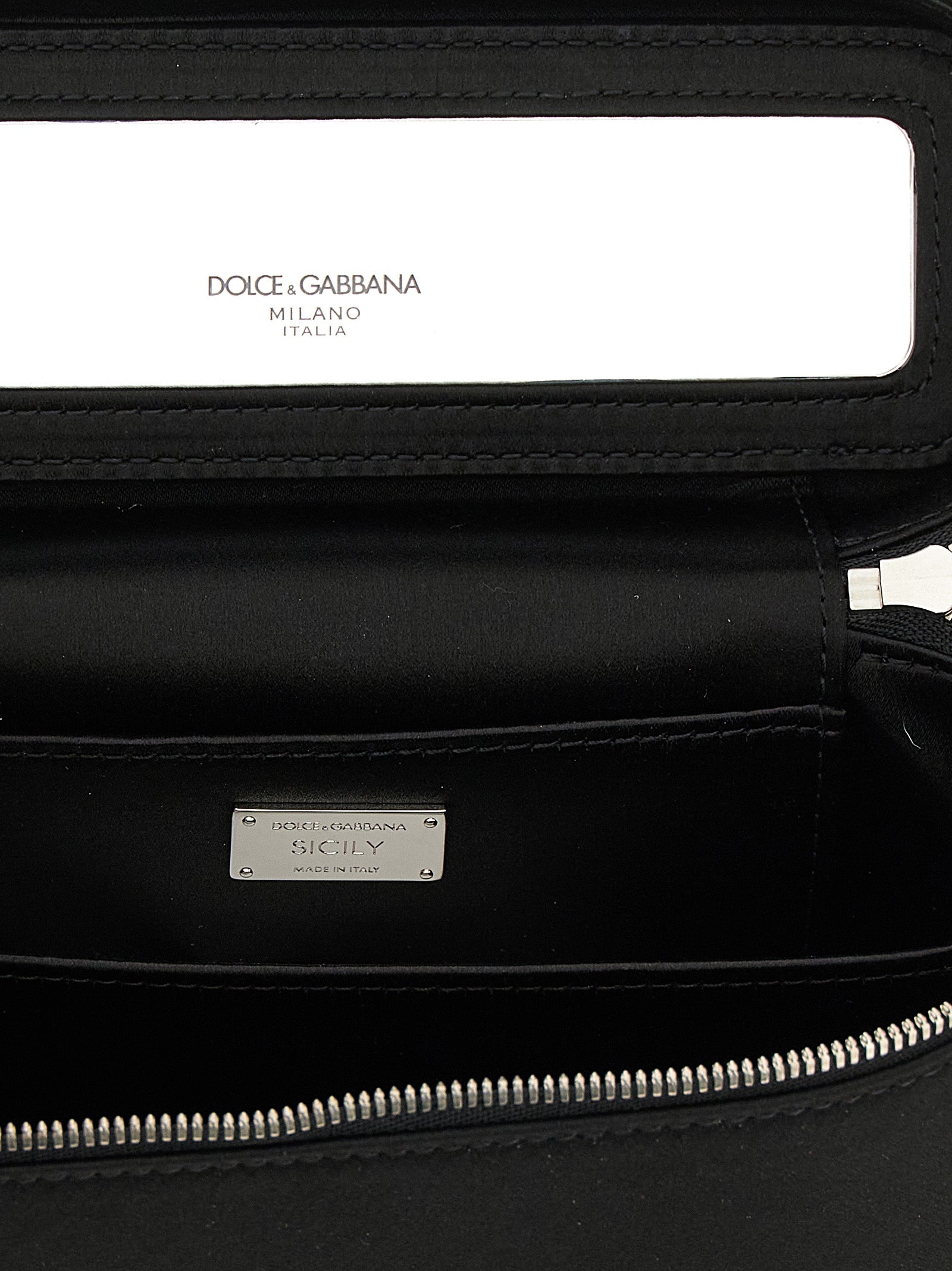 Dolce & Gabbana Black Viscose Crossbody Bag Dolce & Gabbana