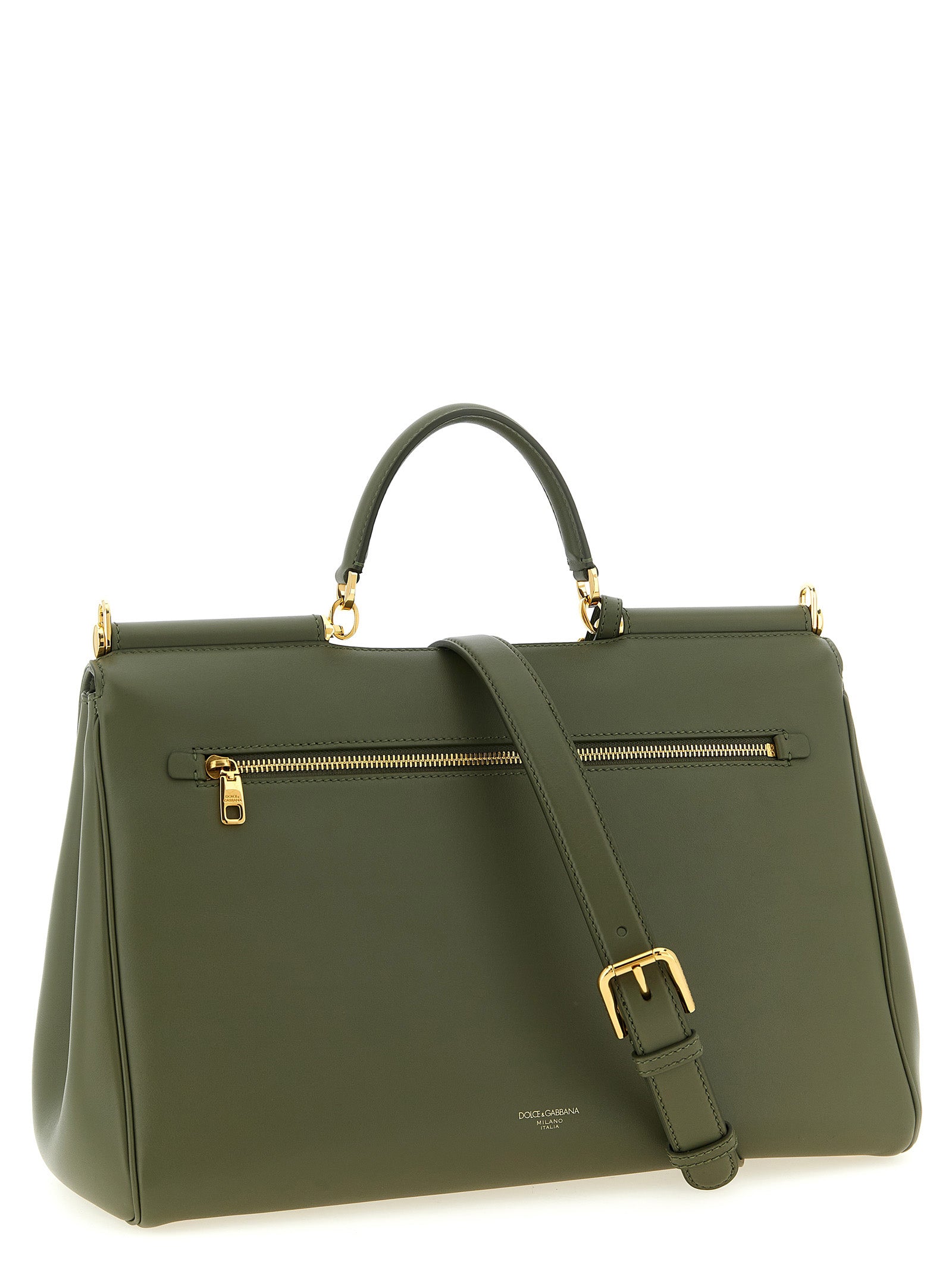 Dolce & Gabbana Bicolor Calfskin Handbag Dolce & Gabbana