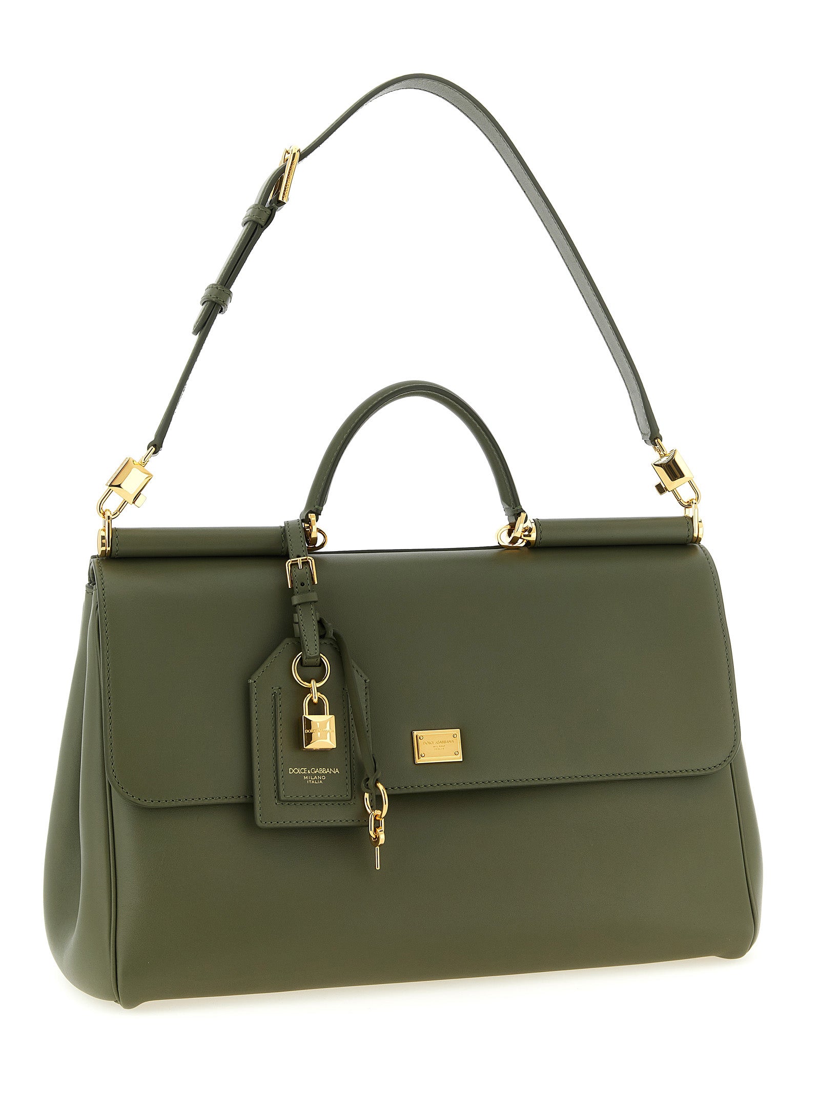 Dolce & Gabbana Bicolor Calfskin Handbag Dolce & Gabbana