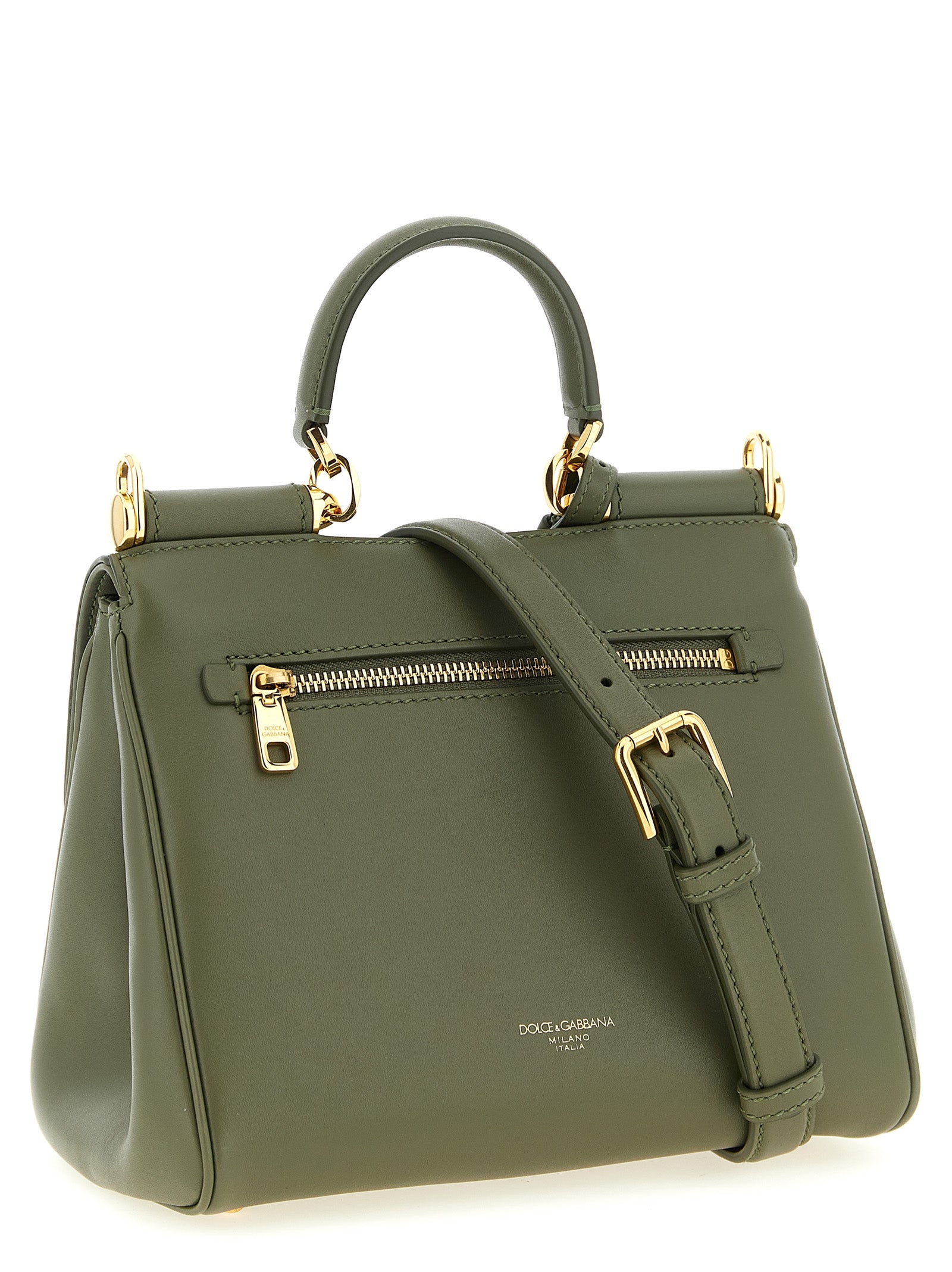 Dolce & Gabbana Bicolor Calfskin Handbag Dolce & Gabbana