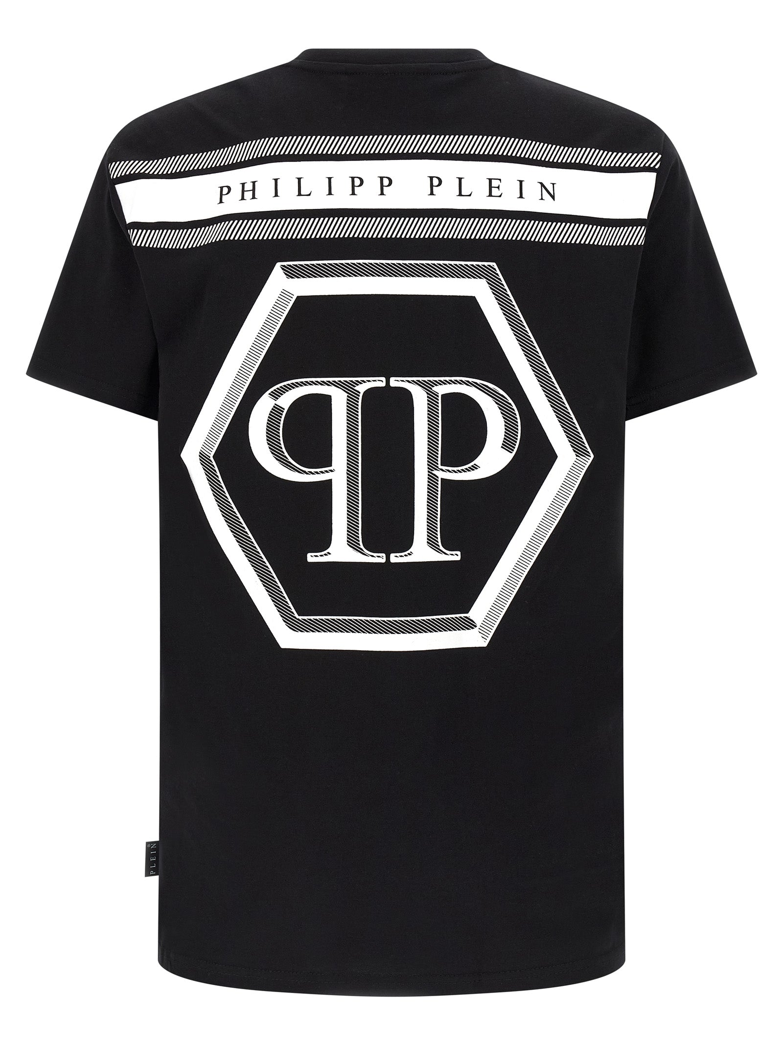 Philipp Plein Black Cotton T-Shirt Philipp Plein