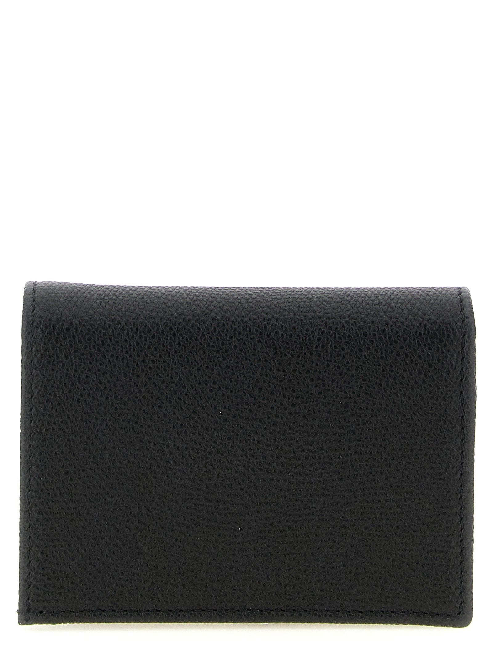 Valentino Garavani Black Calfskin Cardholder Valentino Garavani