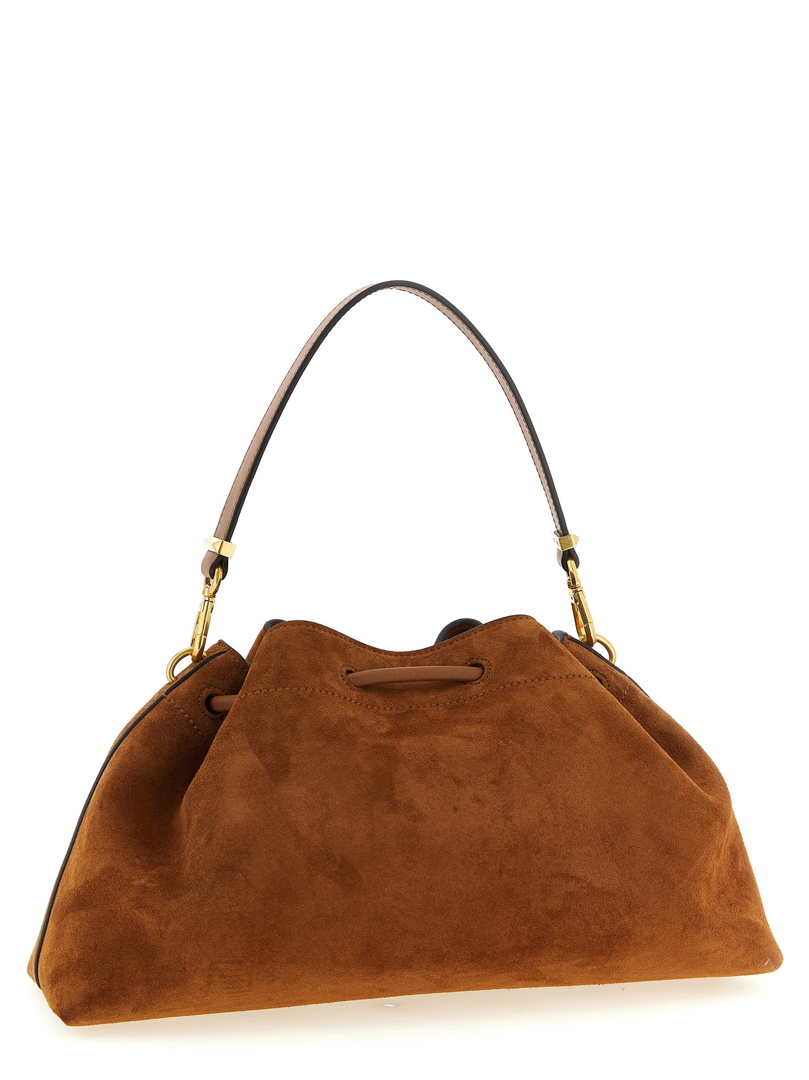 Jimmy Choo Gold Calfskin Shoulder Bag