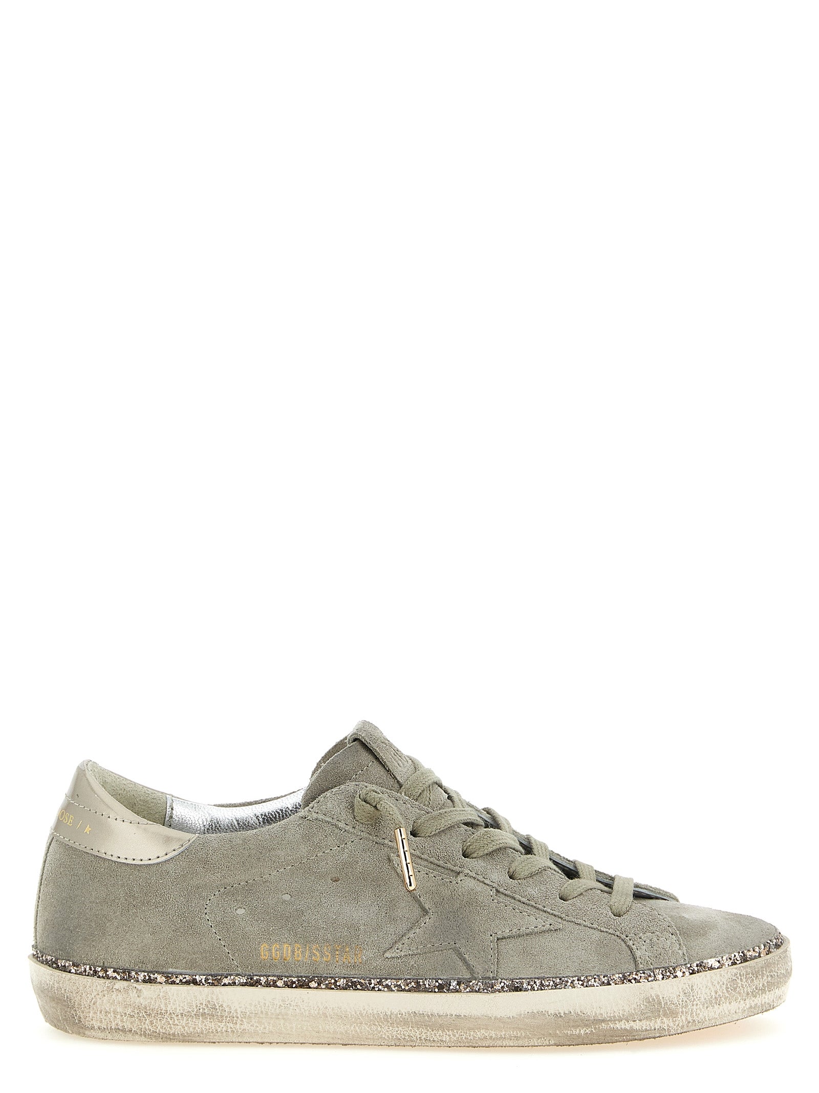 Golden Goose Gray Cowhide Low Top Sneakers Golden Goose