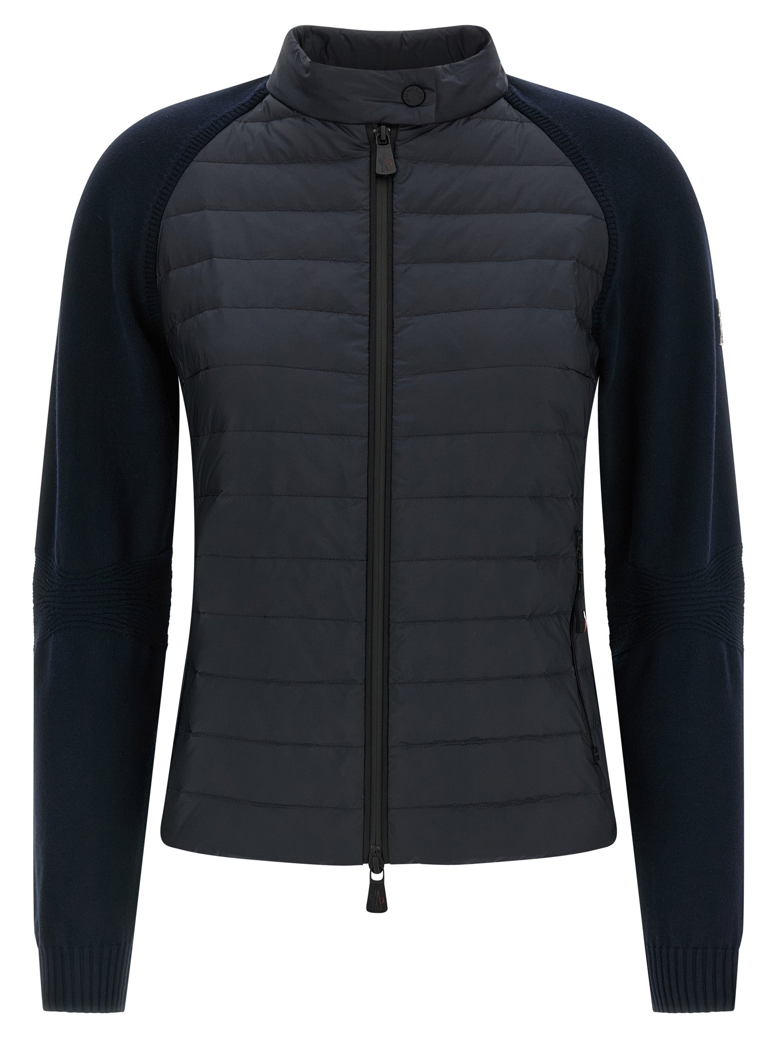 Moncler Grenoble Blue Polyamide Cardigan
