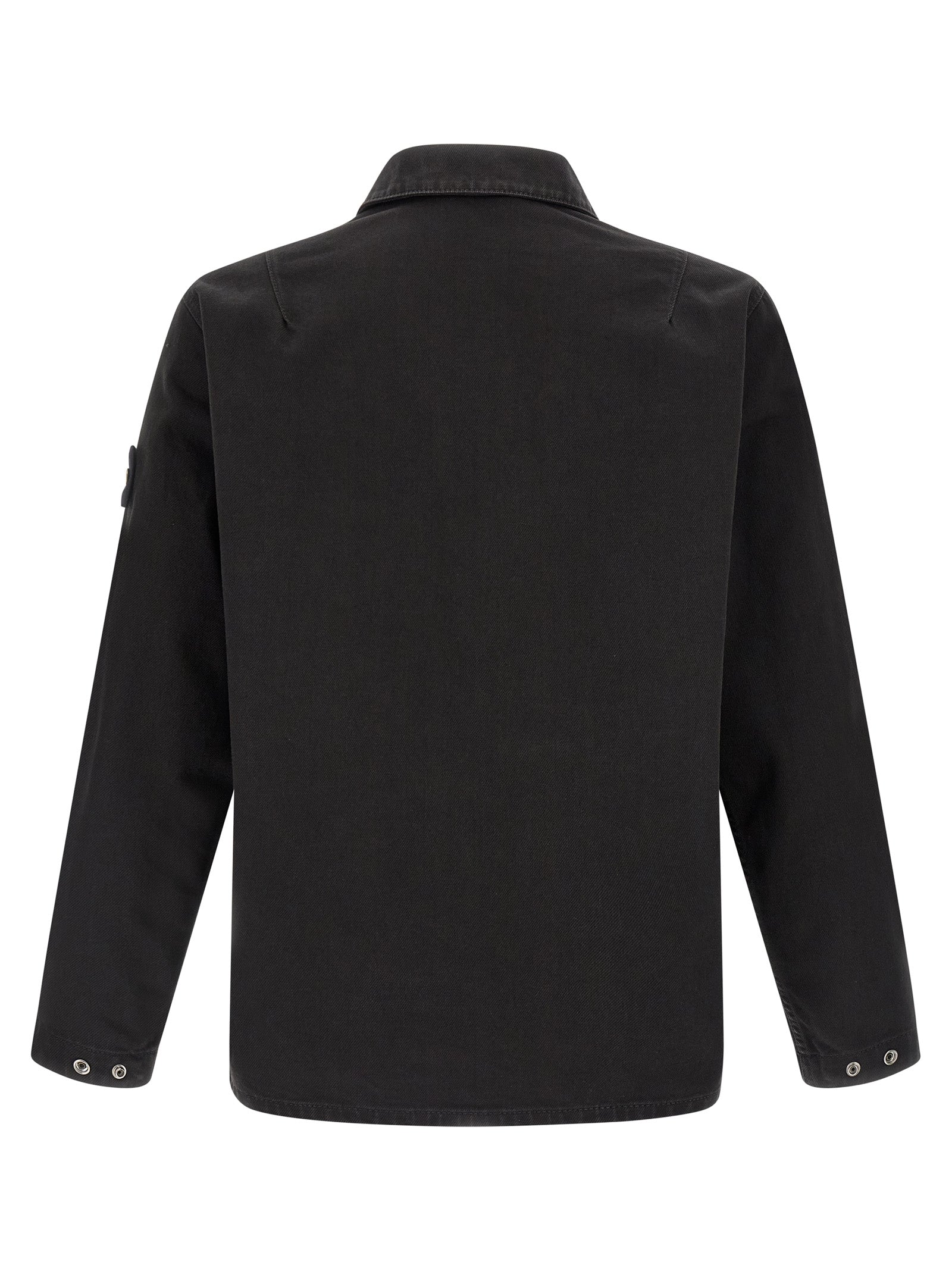Stone Island Black Cotton Blouse Stone Island