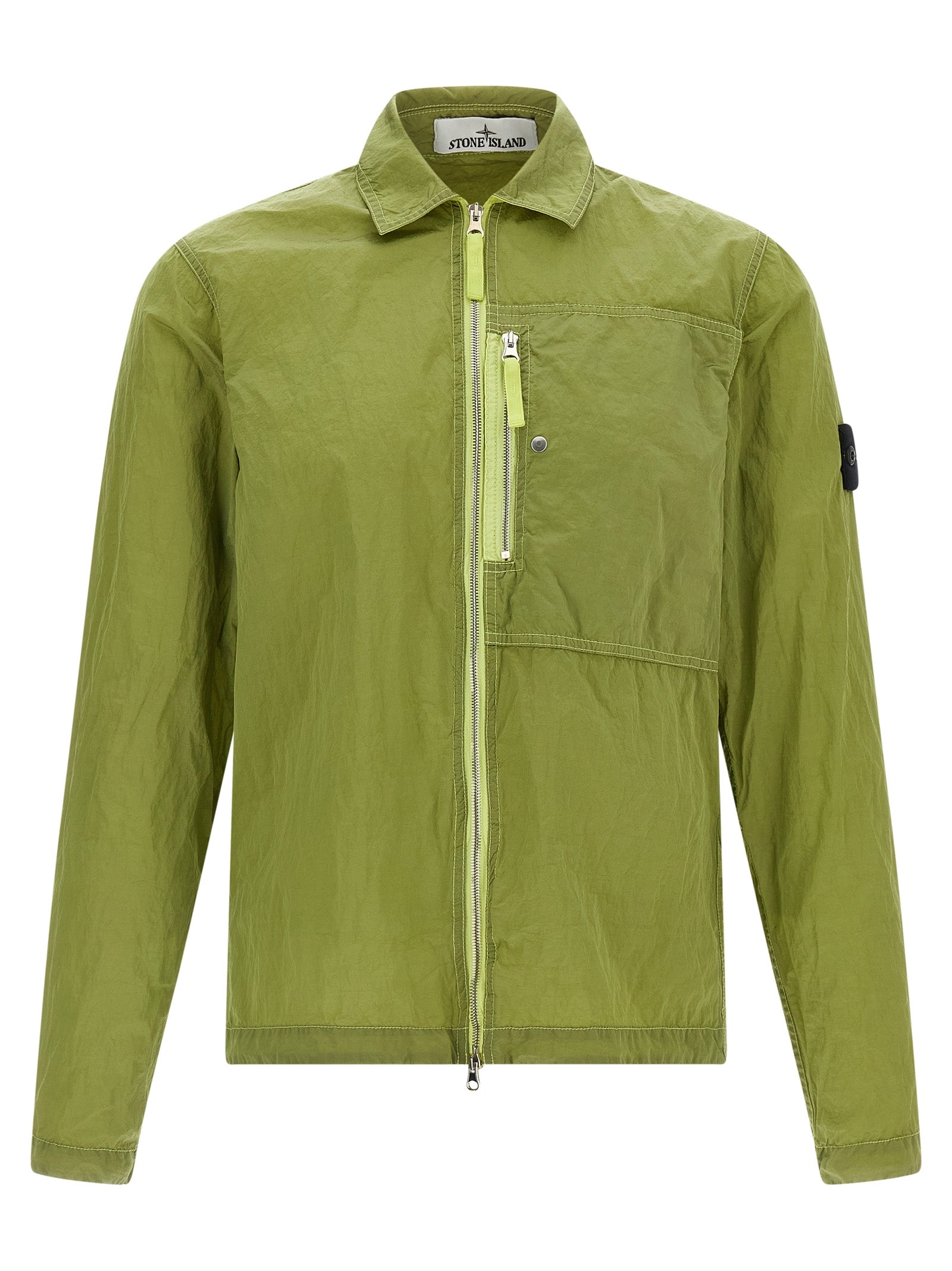Stone Island Bicolor Polyamide Blouse Stone Island