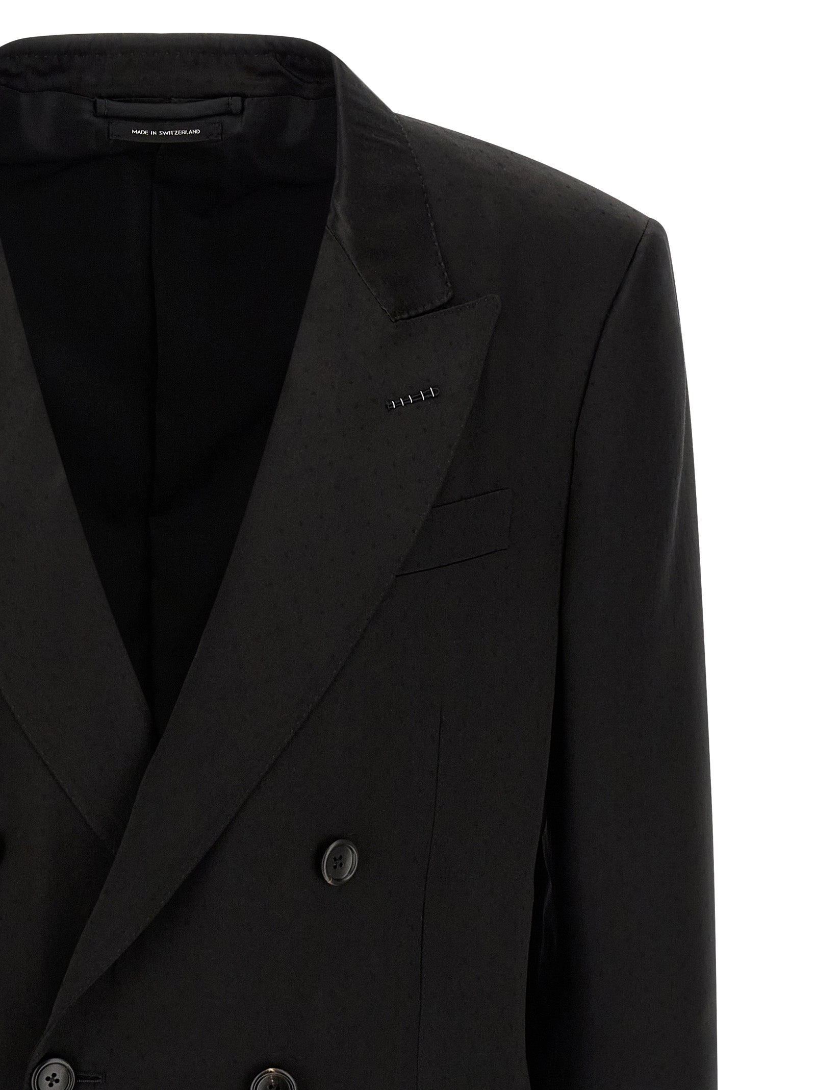 Tom Ford Black Viscose Blazer Tom Ford