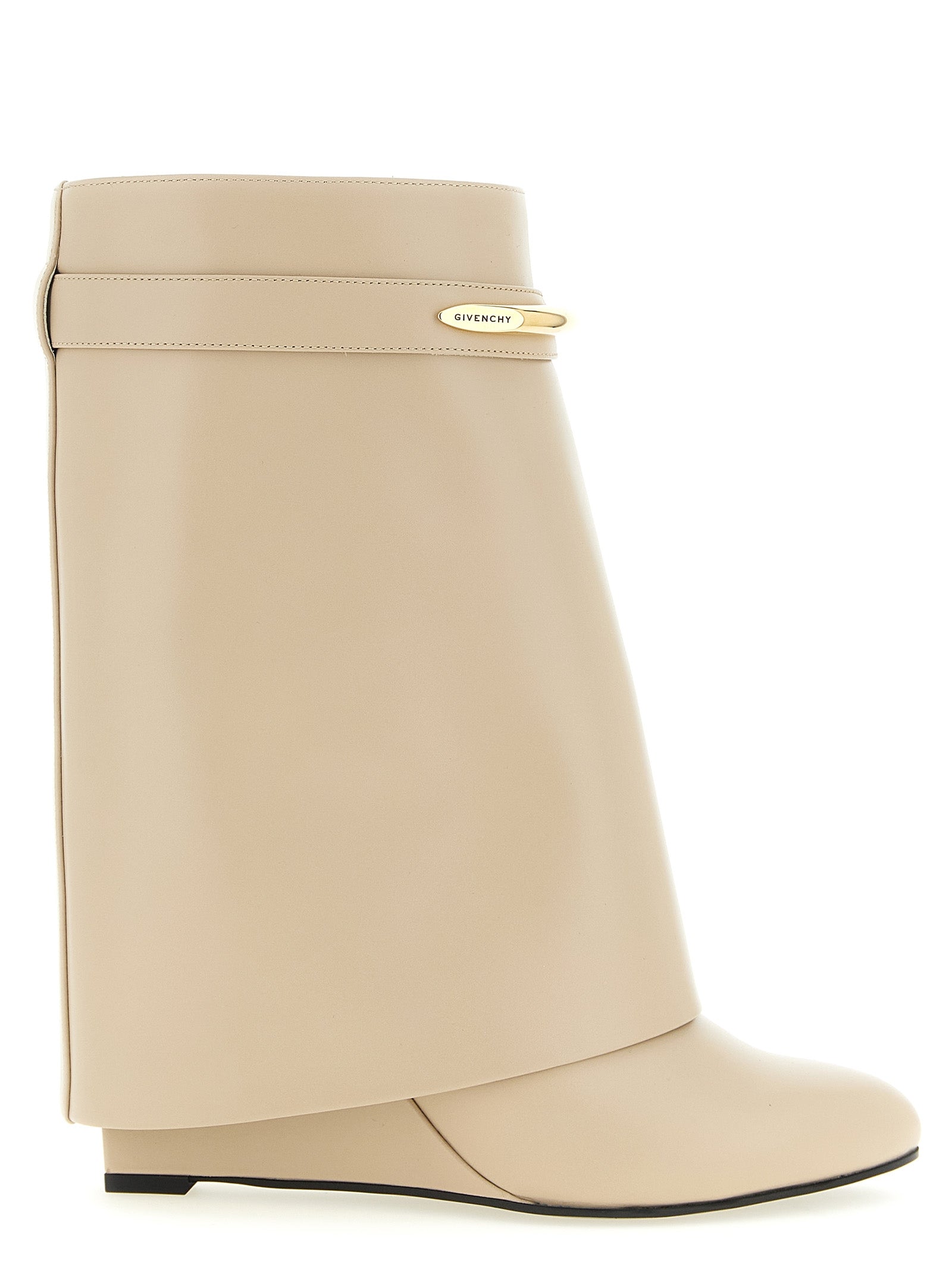 Givenchy Beige Calfskin Ankle Boots Givenchy