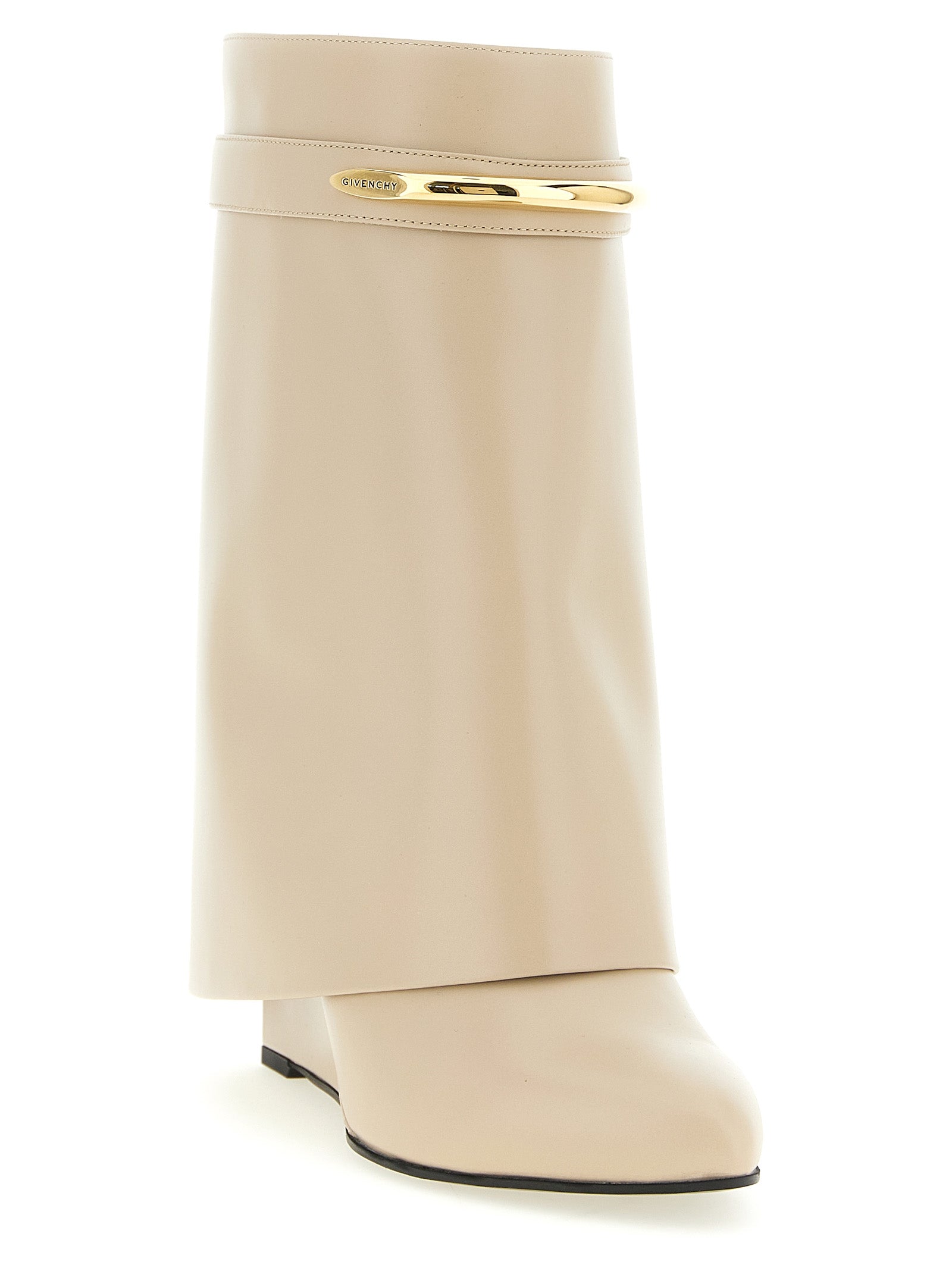 Givenchy Beige Calfskin Ankle Boots Givenchy