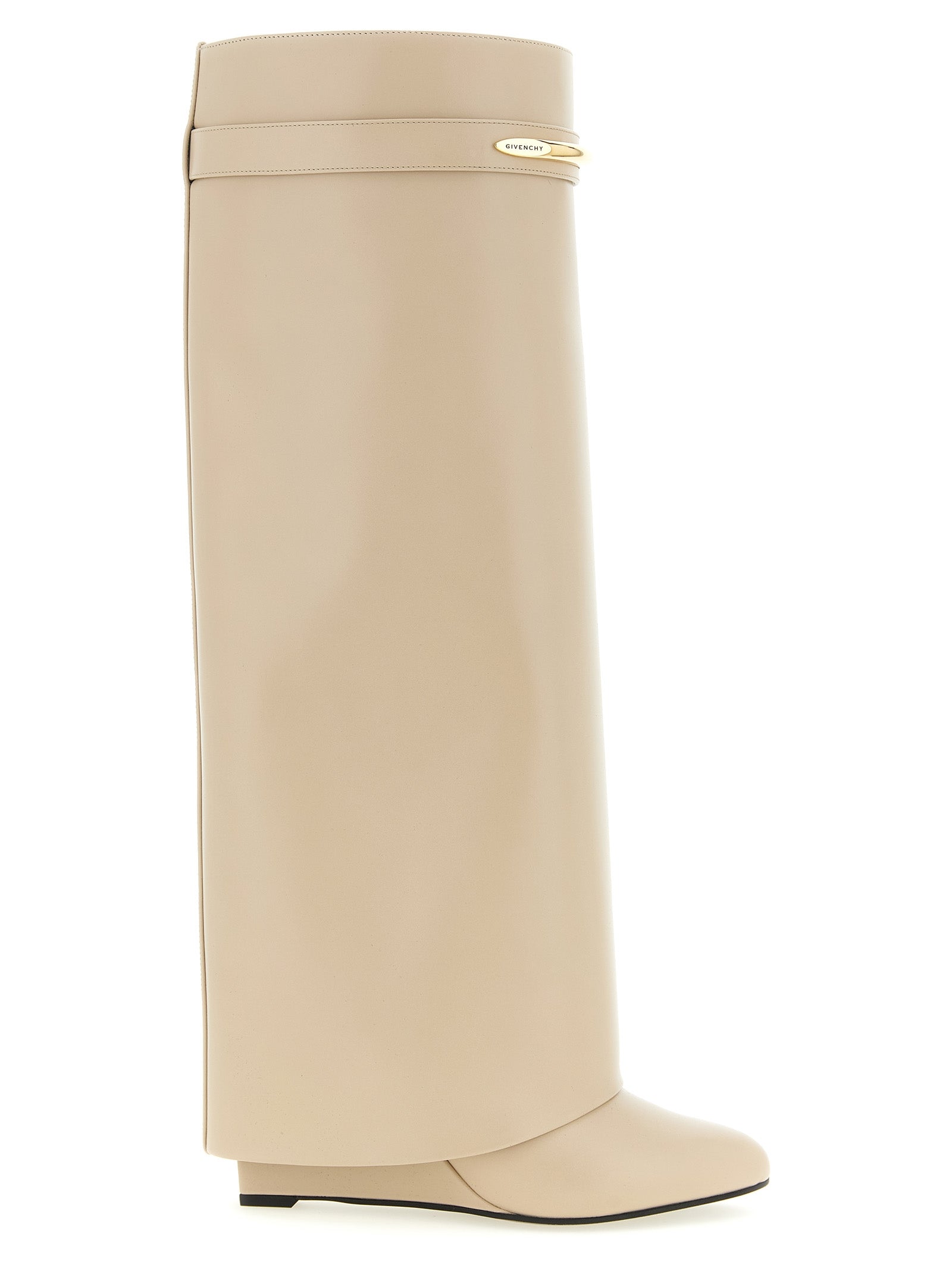 Givenchy Beige Calfskin Over The Knee Givenchy