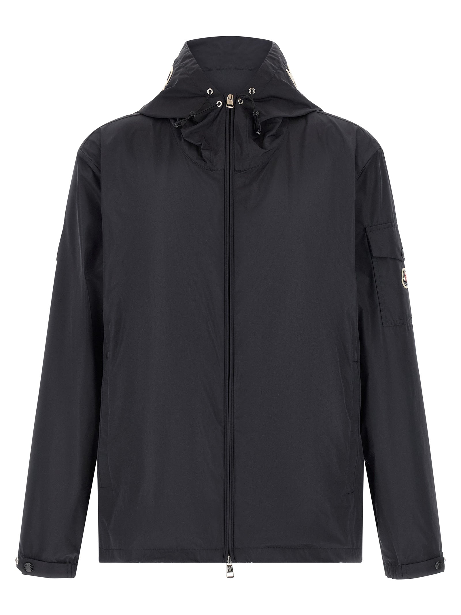 Moncler Blue Polyester Shell Jacket Moncler