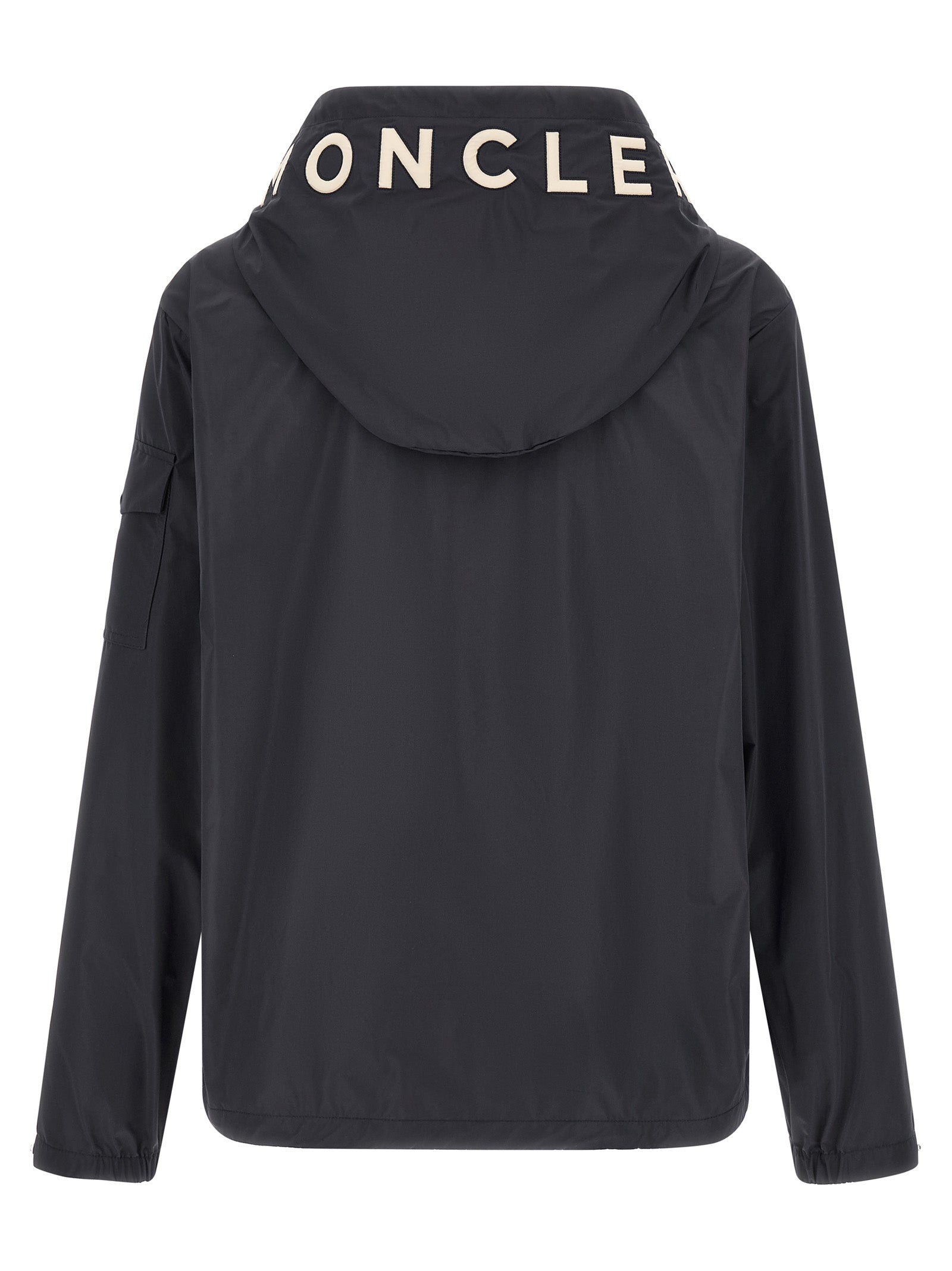 Moncler Blue Polyester Shell Jacket Moncler