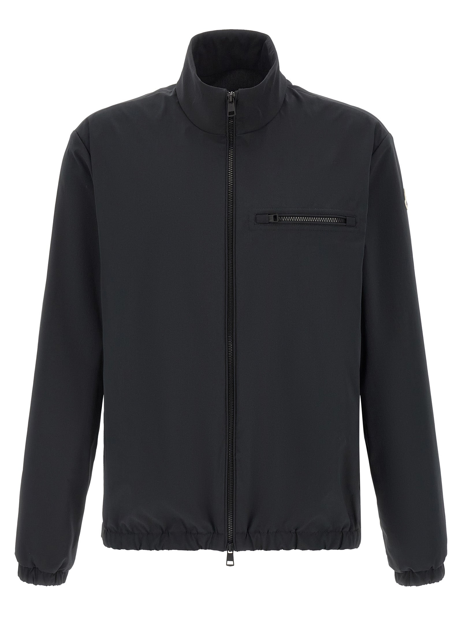 Moncler Black Polyester Shell Jacket Moncler