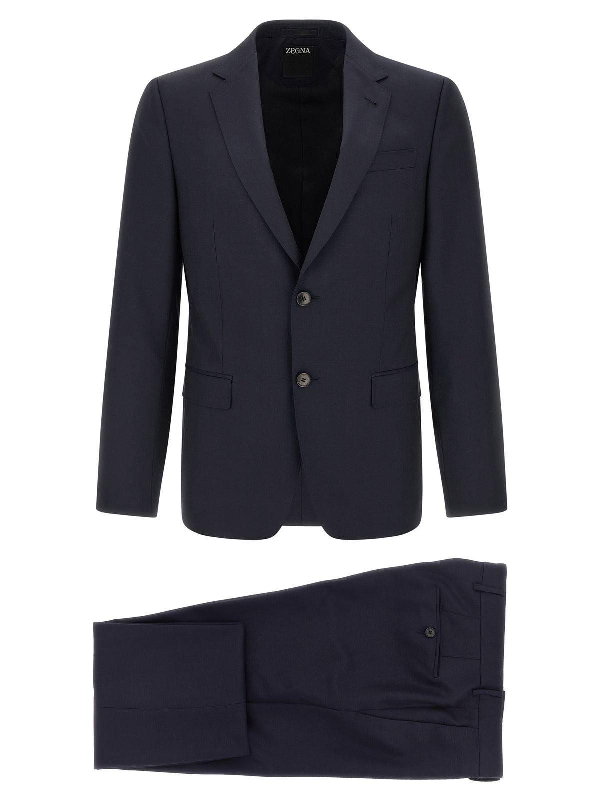 ZEGNA Blue Two-Piece Suits
