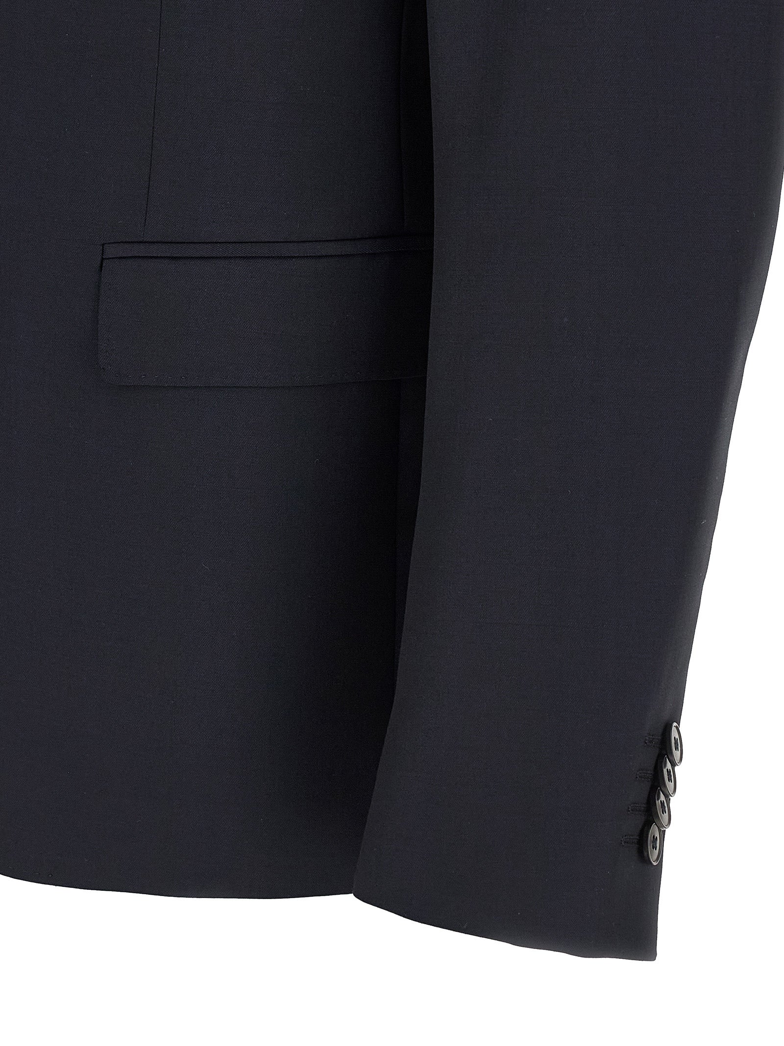 ZEGNA Blue Wool Two-Piece Suit ZEGNA