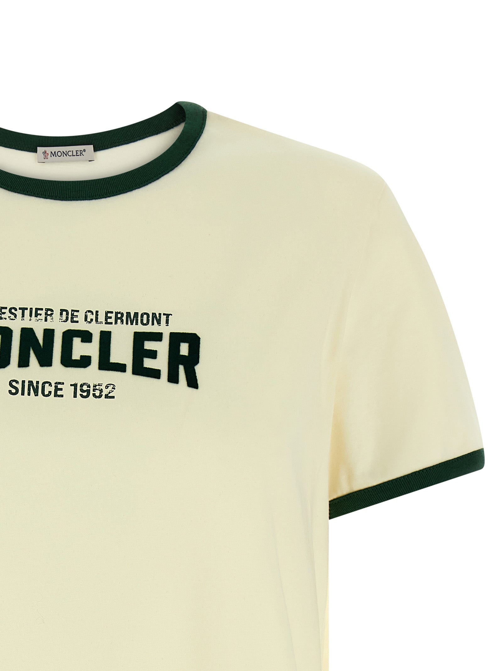 Moncler Beige Cotton T-Shirt Moncler