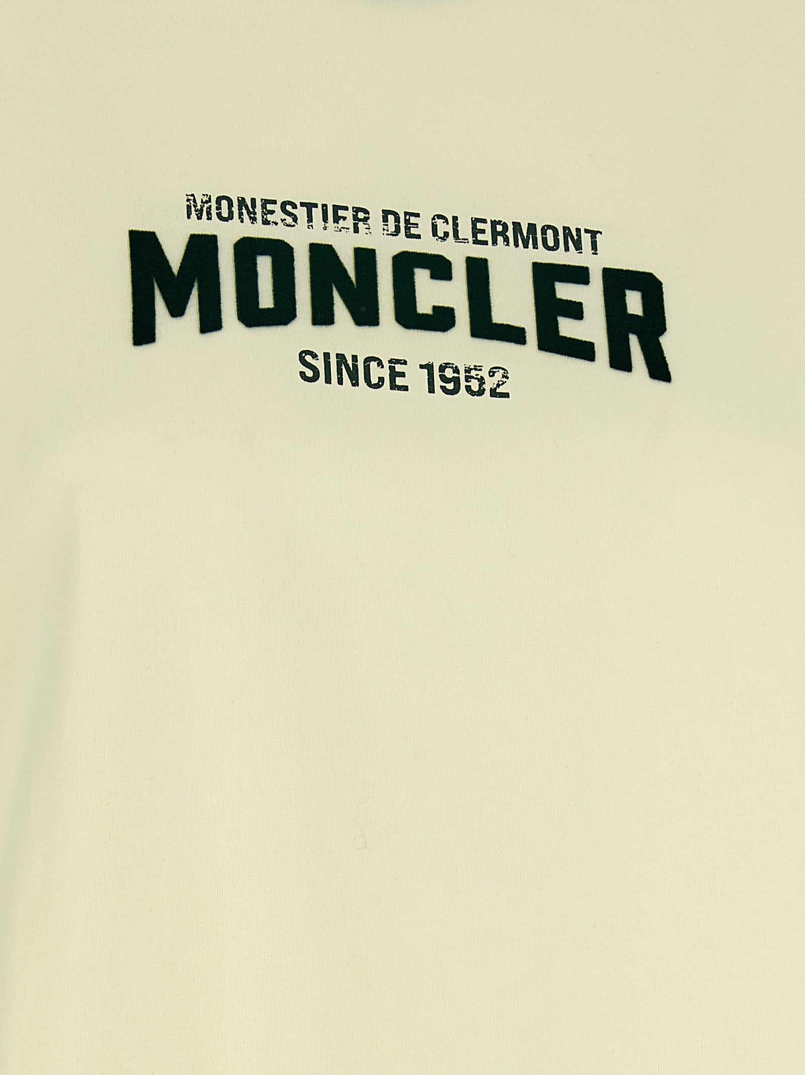 Moncler Beige Cotton T-Shirt Moncler