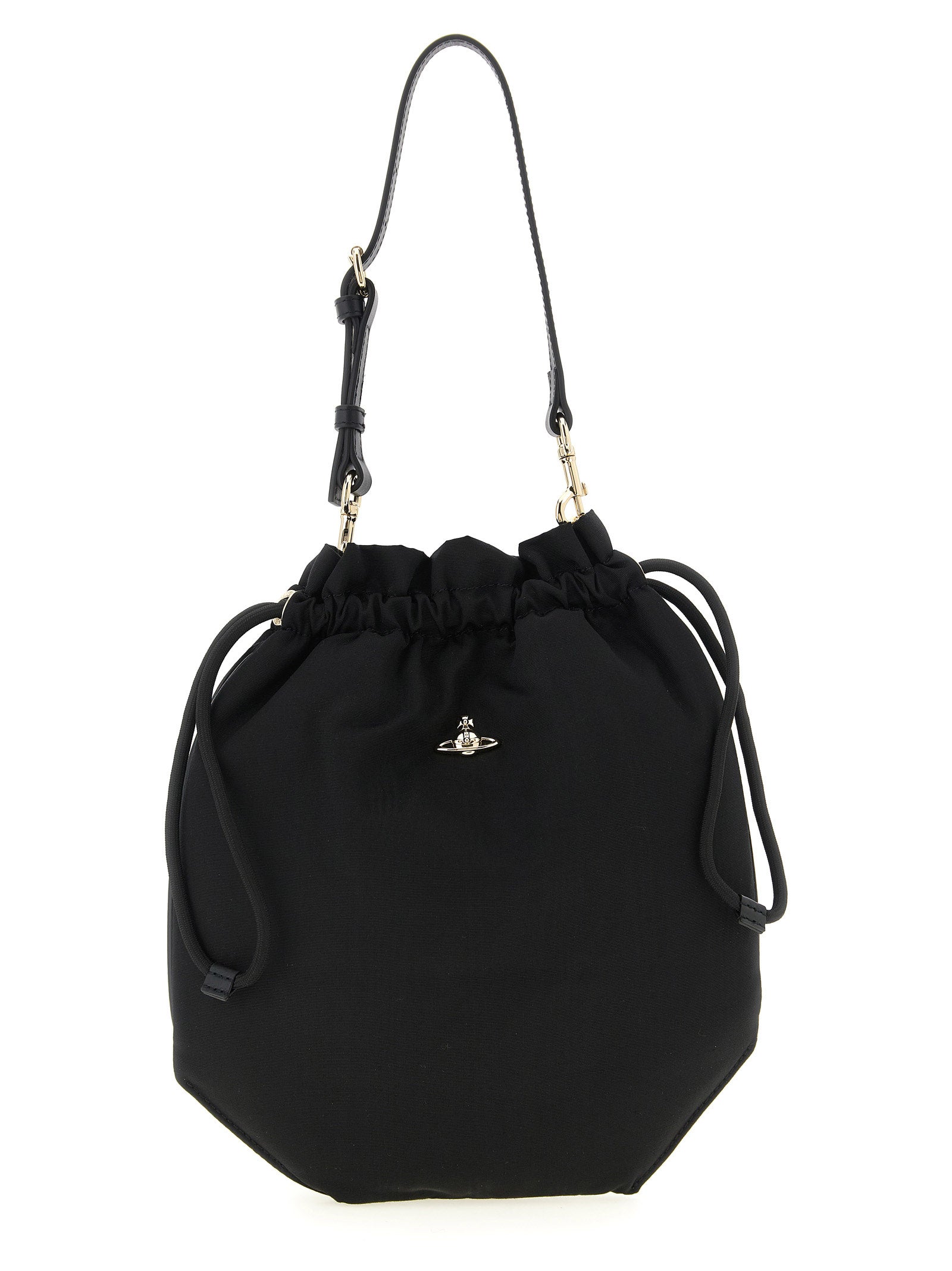 Vivienne Westwood Black Viscose Handbag Vivienne Westwood