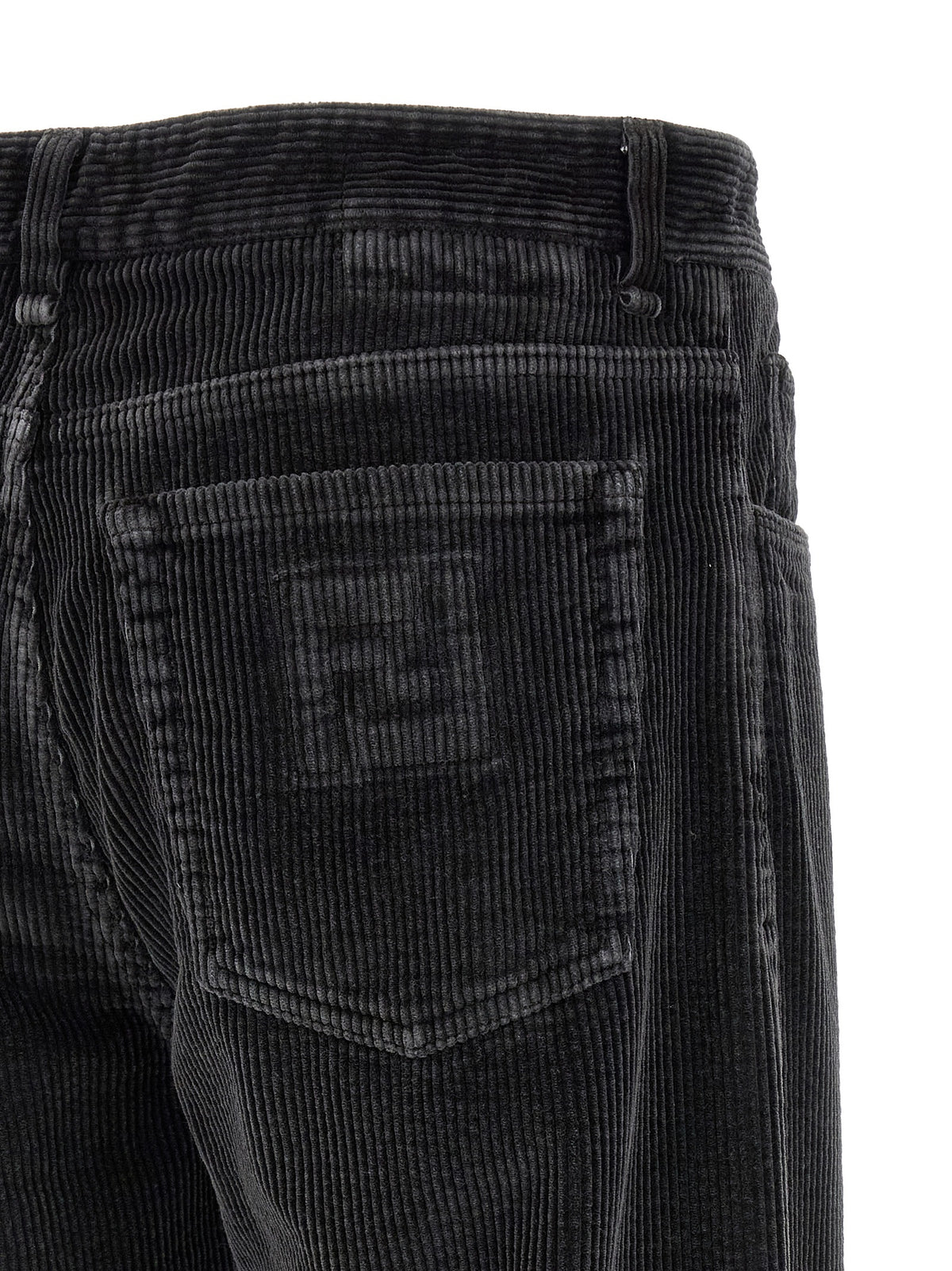 Fendi Gray Cotton Casual Pants Fendi