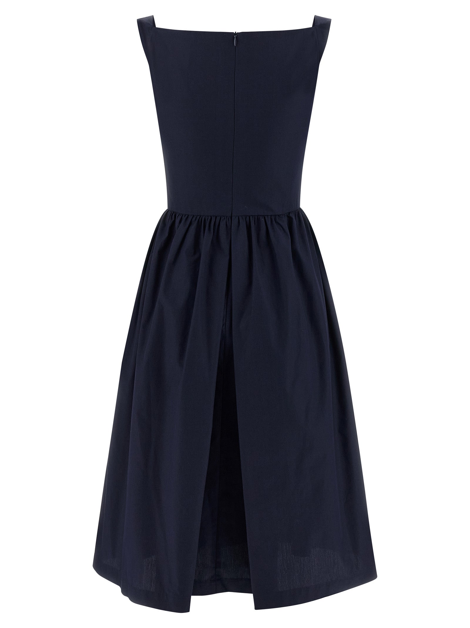 Vivienne Westwood Blue Cotton Midi Dress Vivienne Westwood
